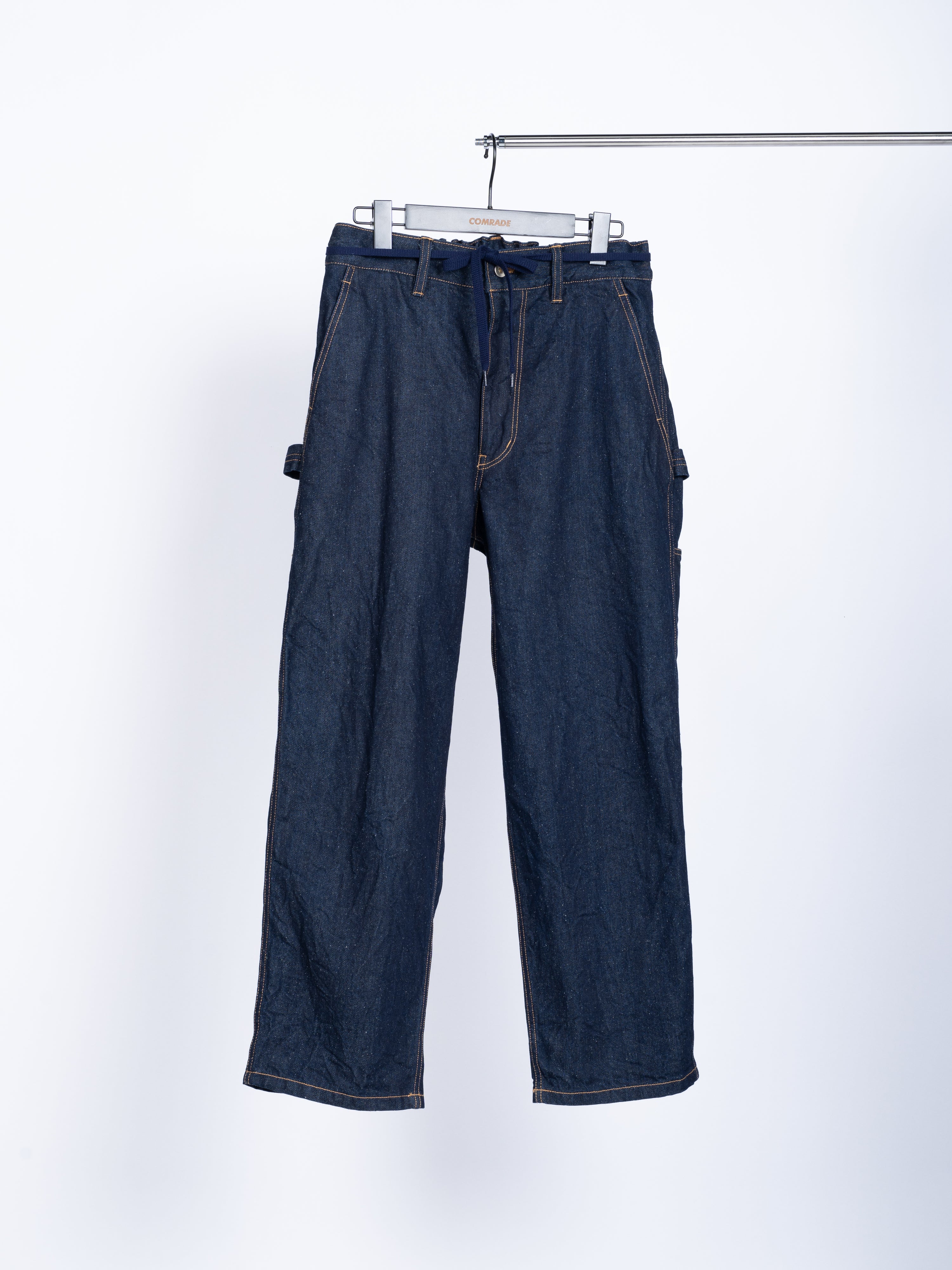 is-ness Silk Denim Painter Pants (Indigo)