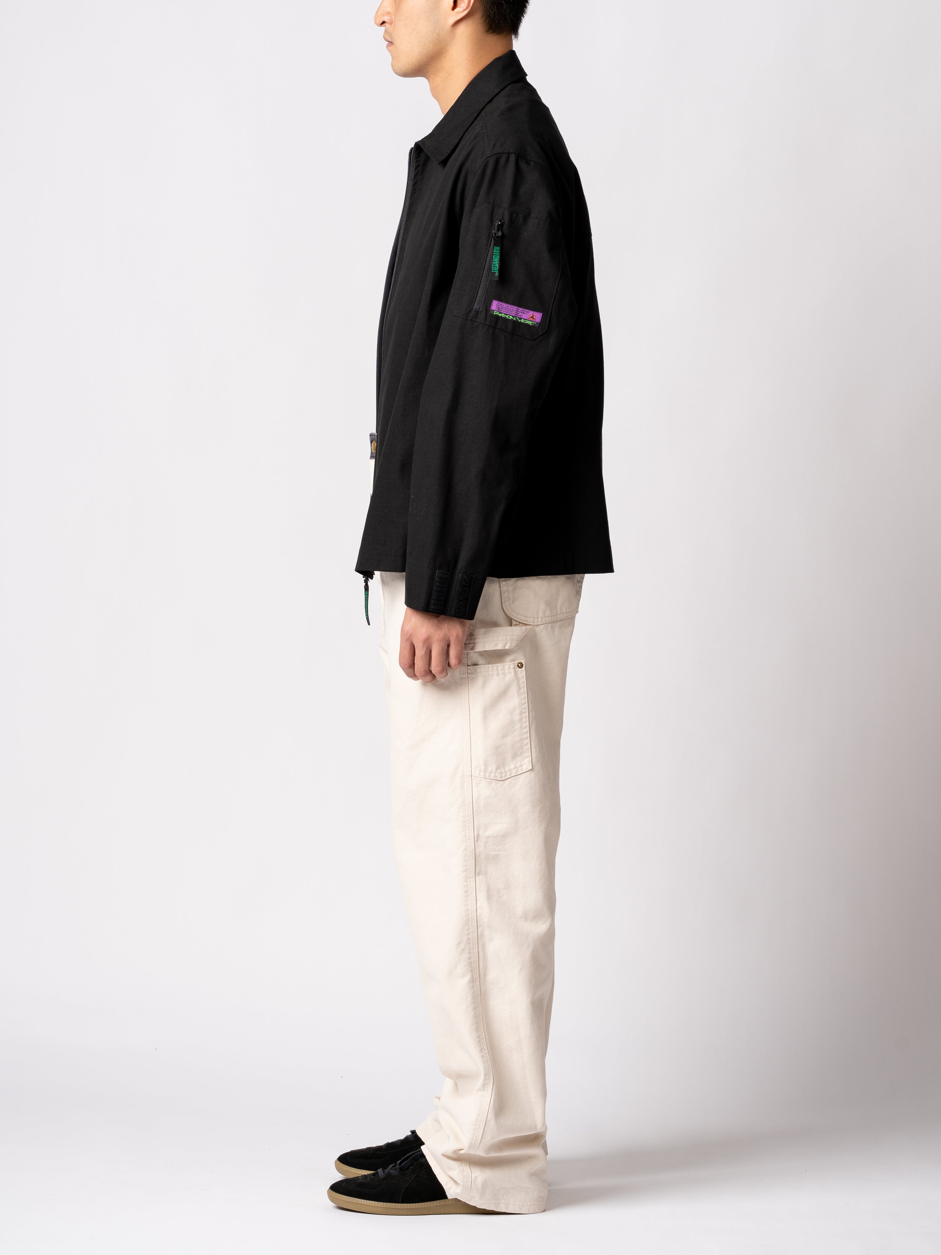 RAYON VERT Guido L/S Shirt (Black)