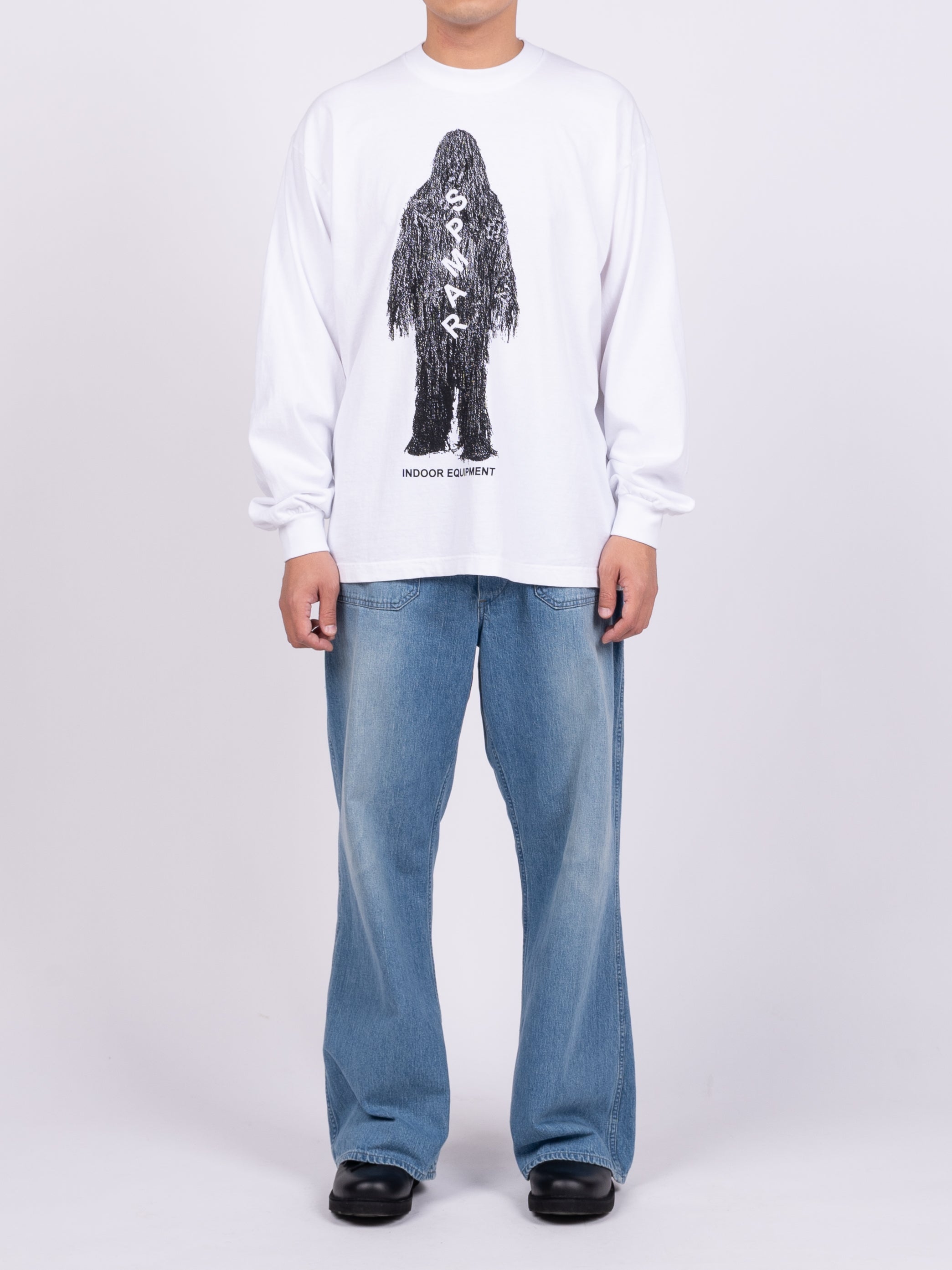 RAMPS Cloak L/S T-Shirt (White)