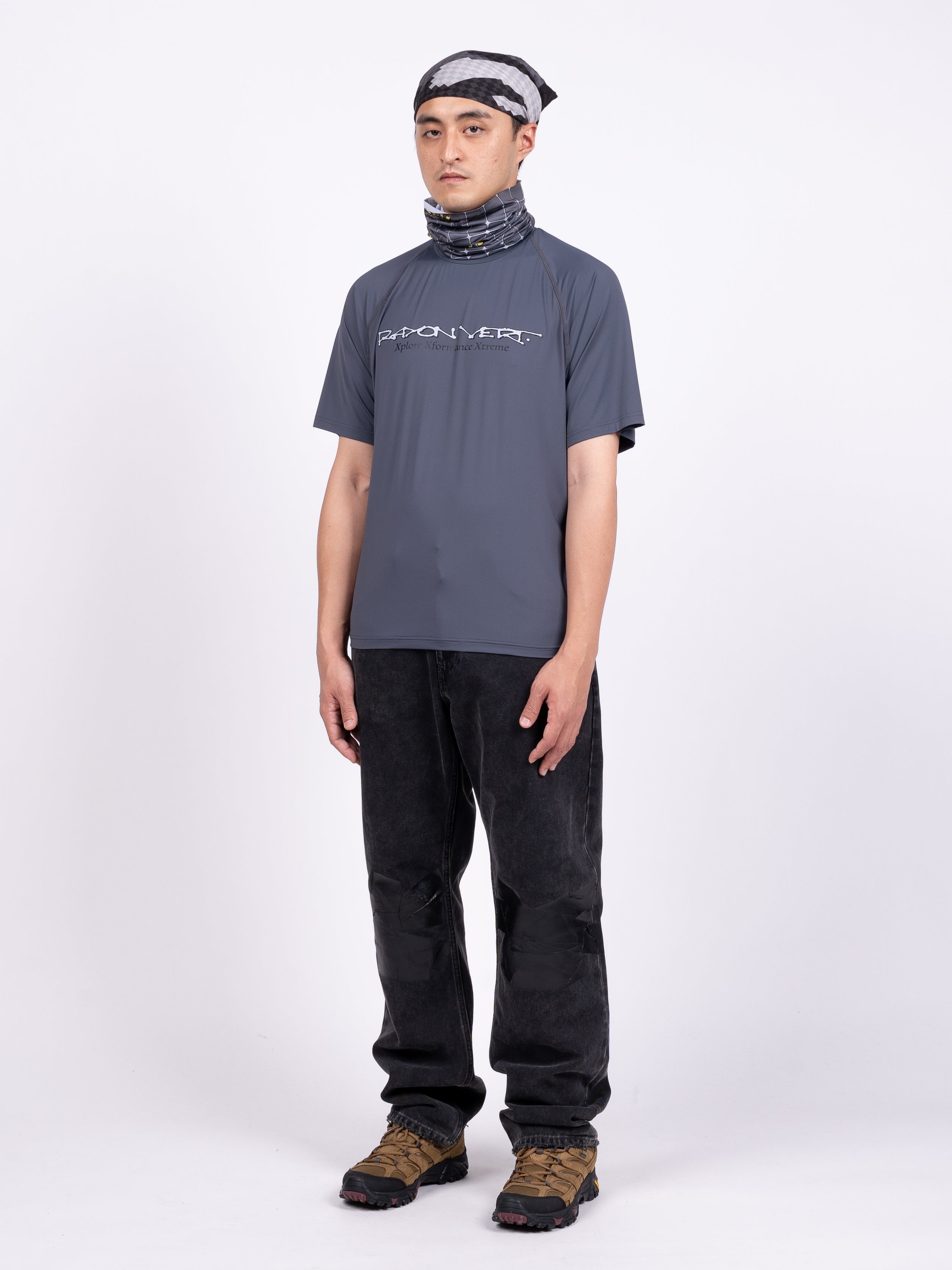 RAYON VERT Head Gaiter (Hazardous Grid Dark)