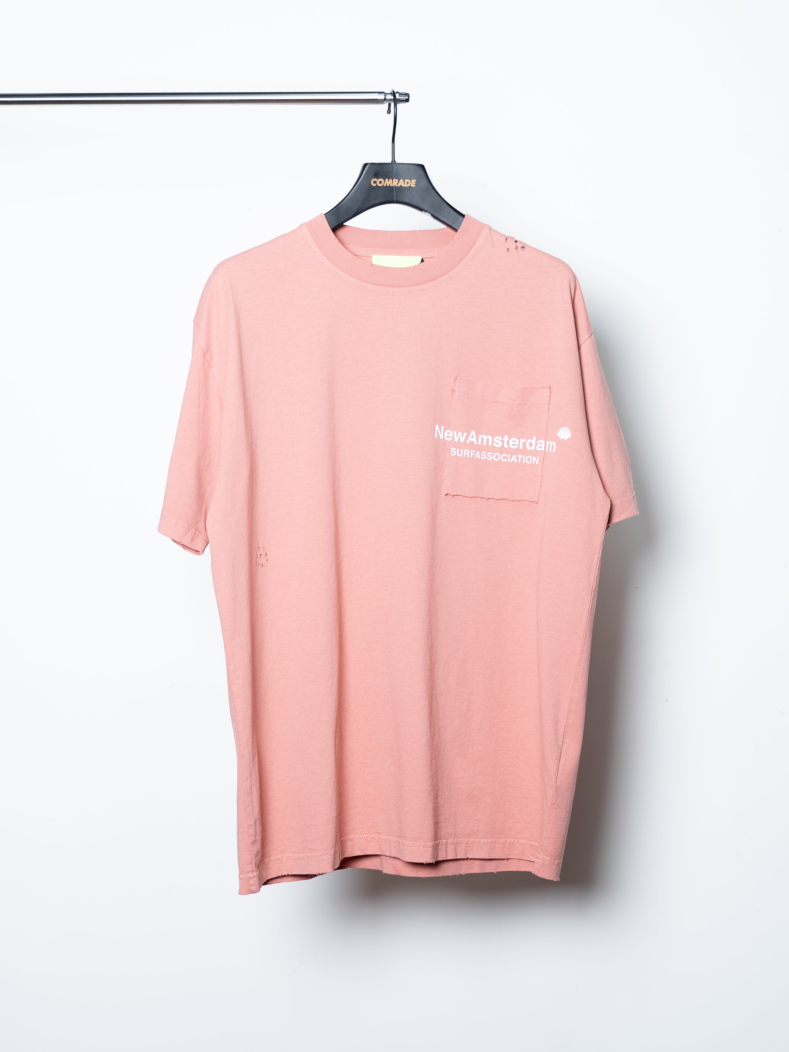 New Amsterdam Surf Association Throw Pocket Tee (Camo Brown)
