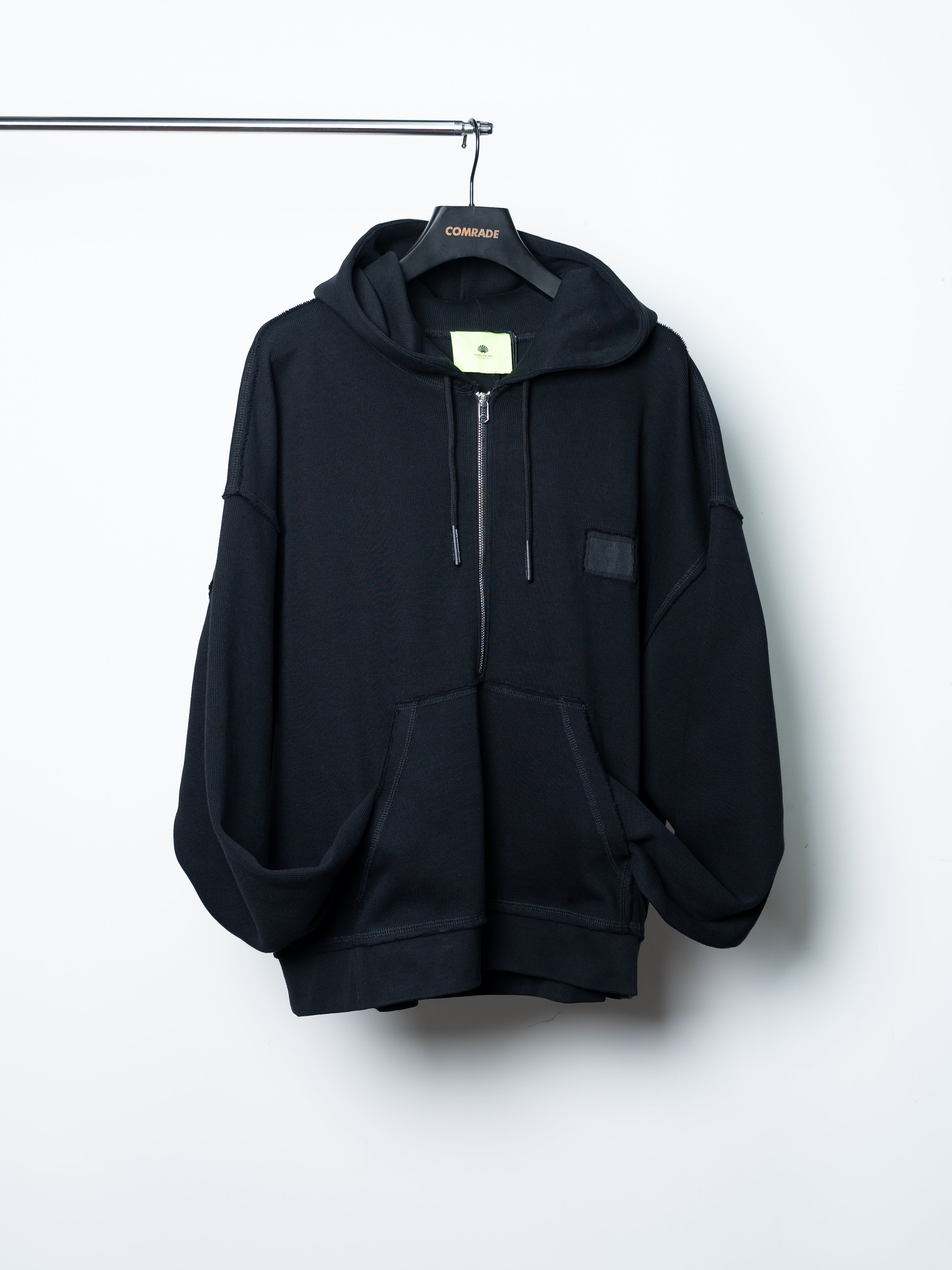 New Amsterdam Surf Association Half Zip Hoodie (Black)