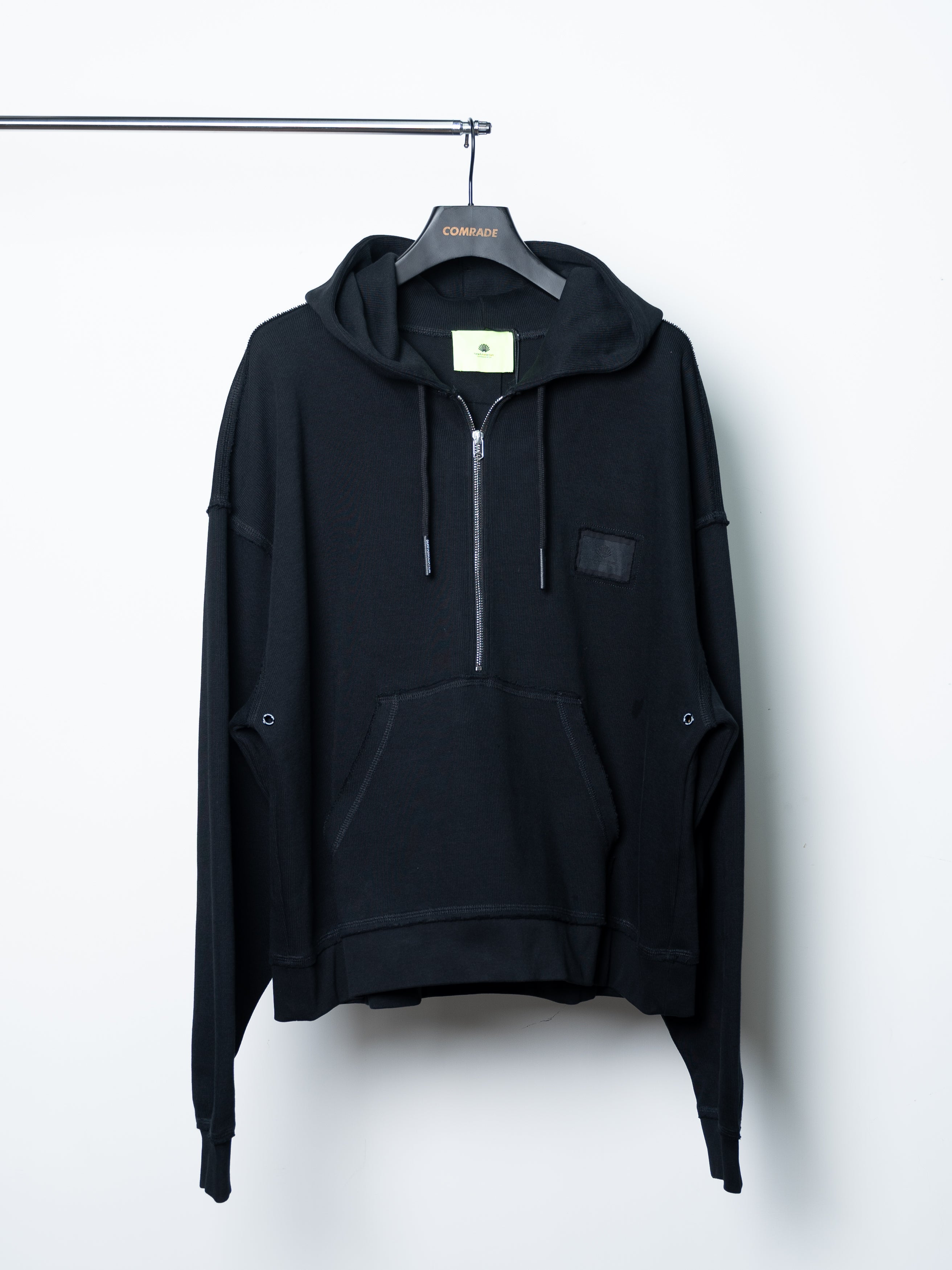 New Amsterdam Surf Association Half Zip Hoodie (Black)