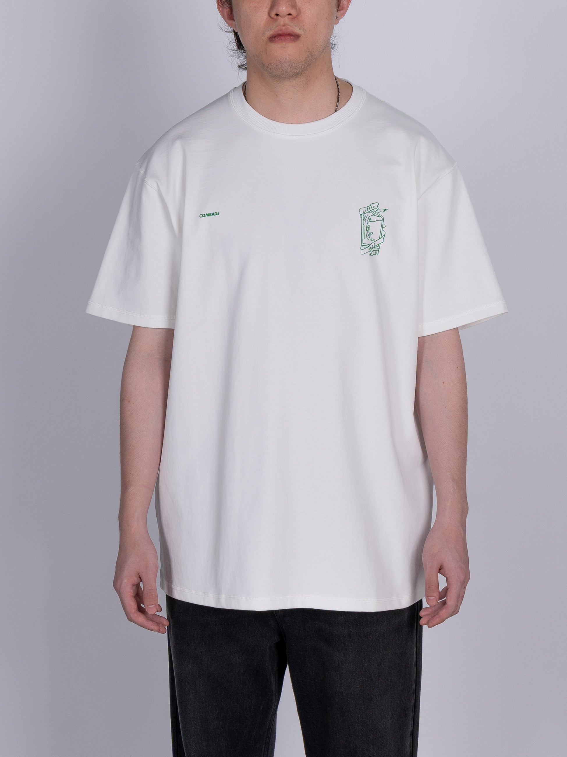 Little Ears x COMRADE Newton T-Shirt (Off White)