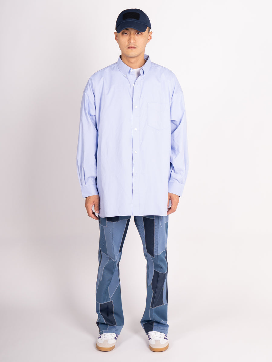 FreshService Dry Oxford Corporate L/S B.D. Shirt (Blue