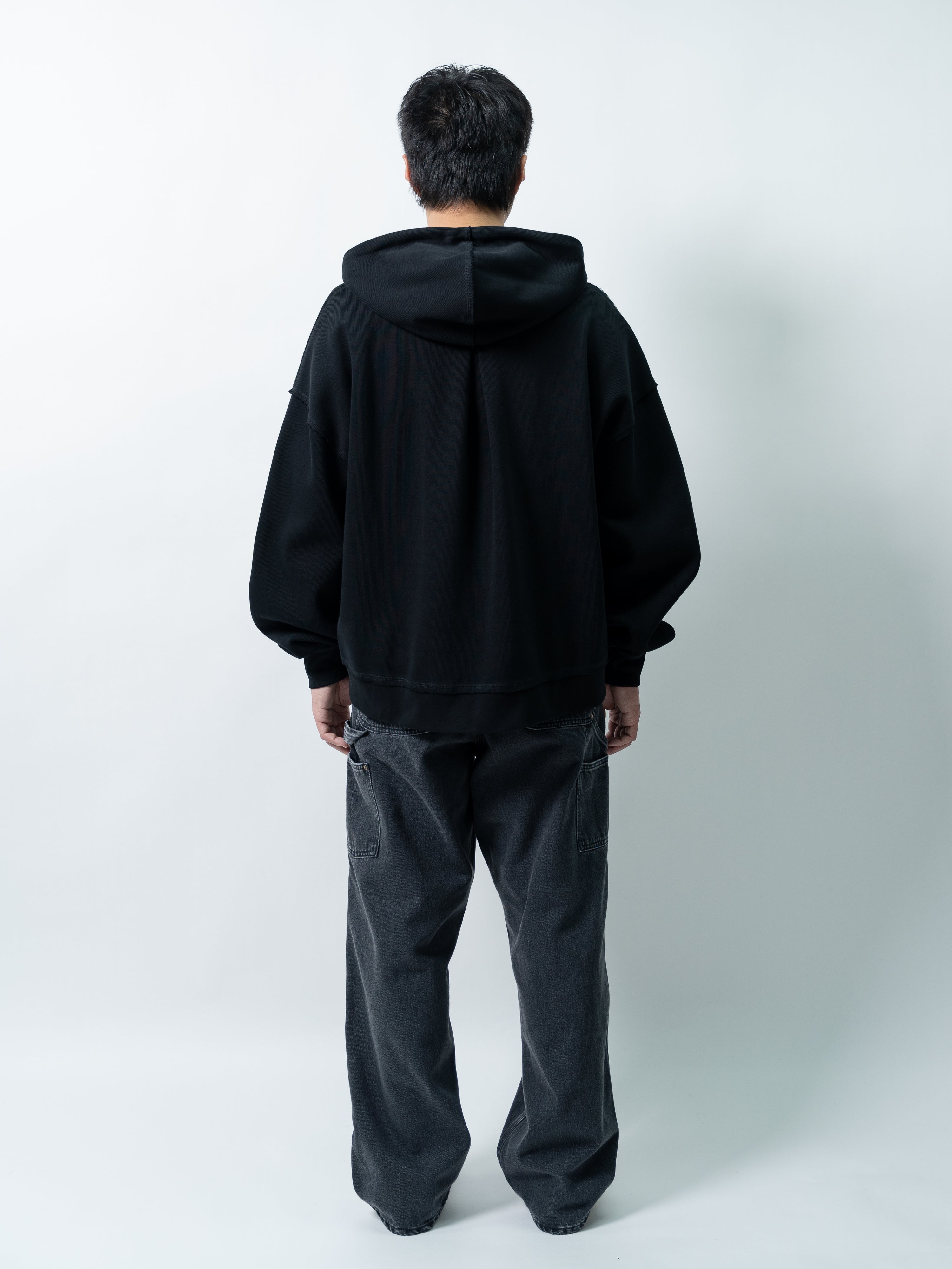 New Amsterdam Surf Association Half Zip Hoodie (Black)