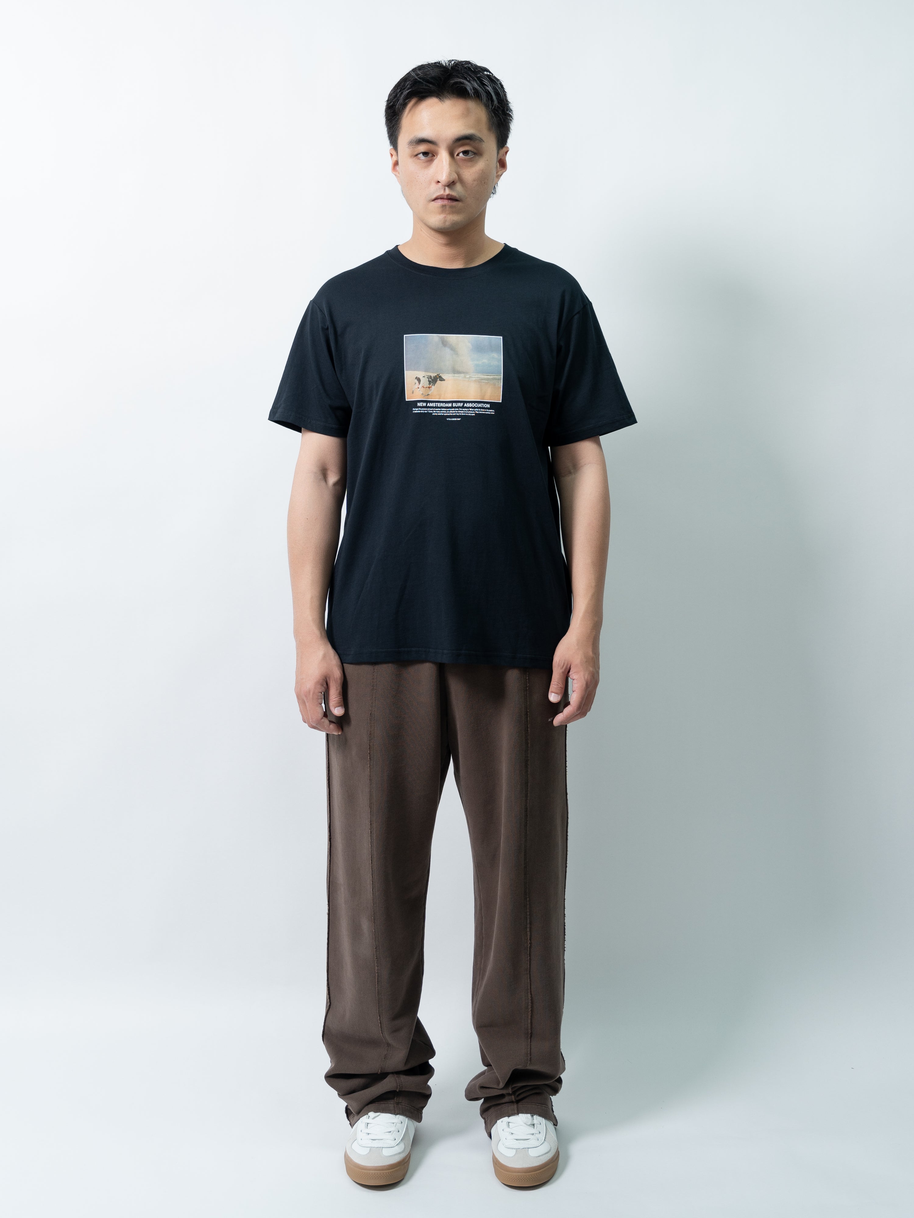 New Amsterdam Surf Association Cow Tee (Black)