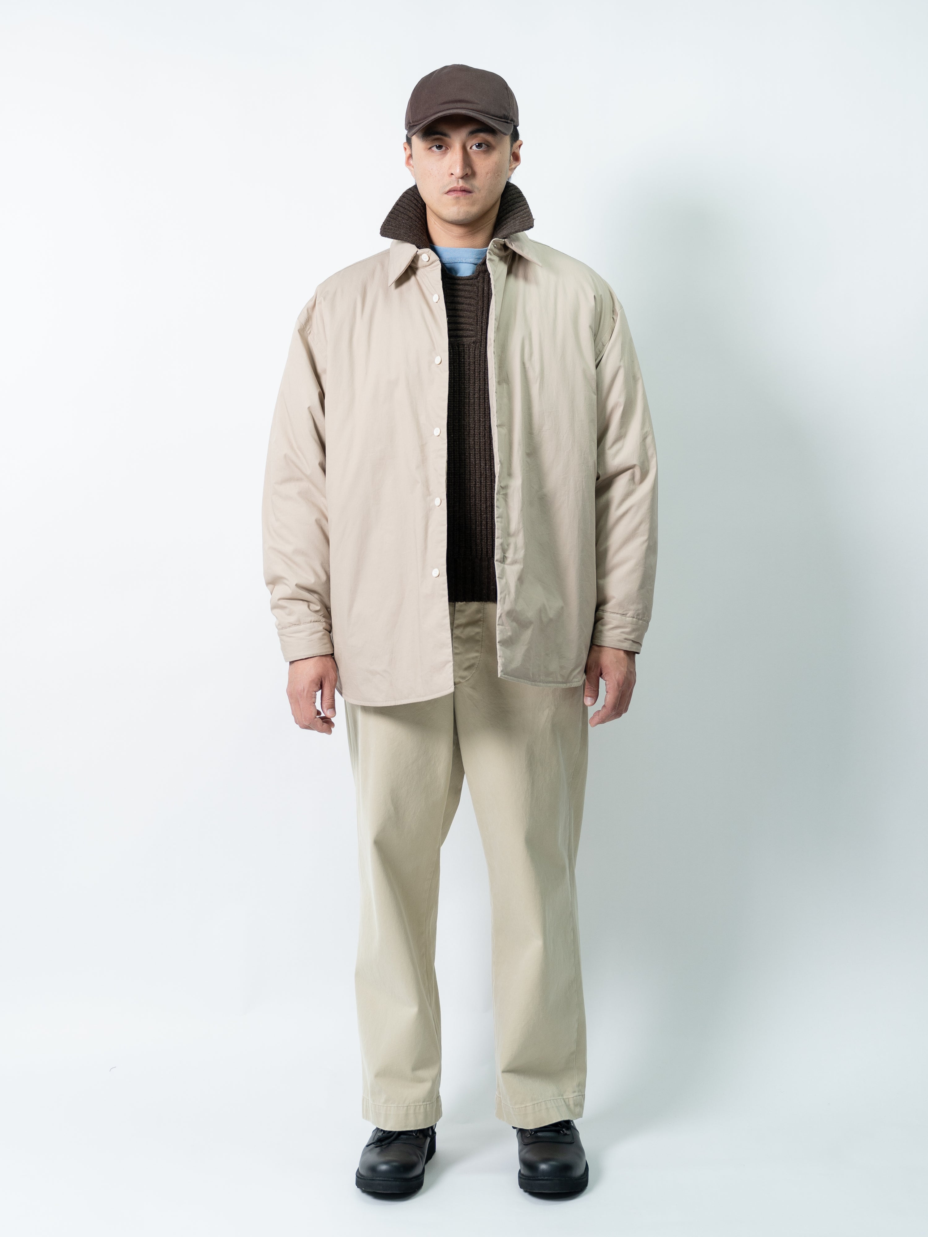 mfpen Collar Sweater (Dark Brown)