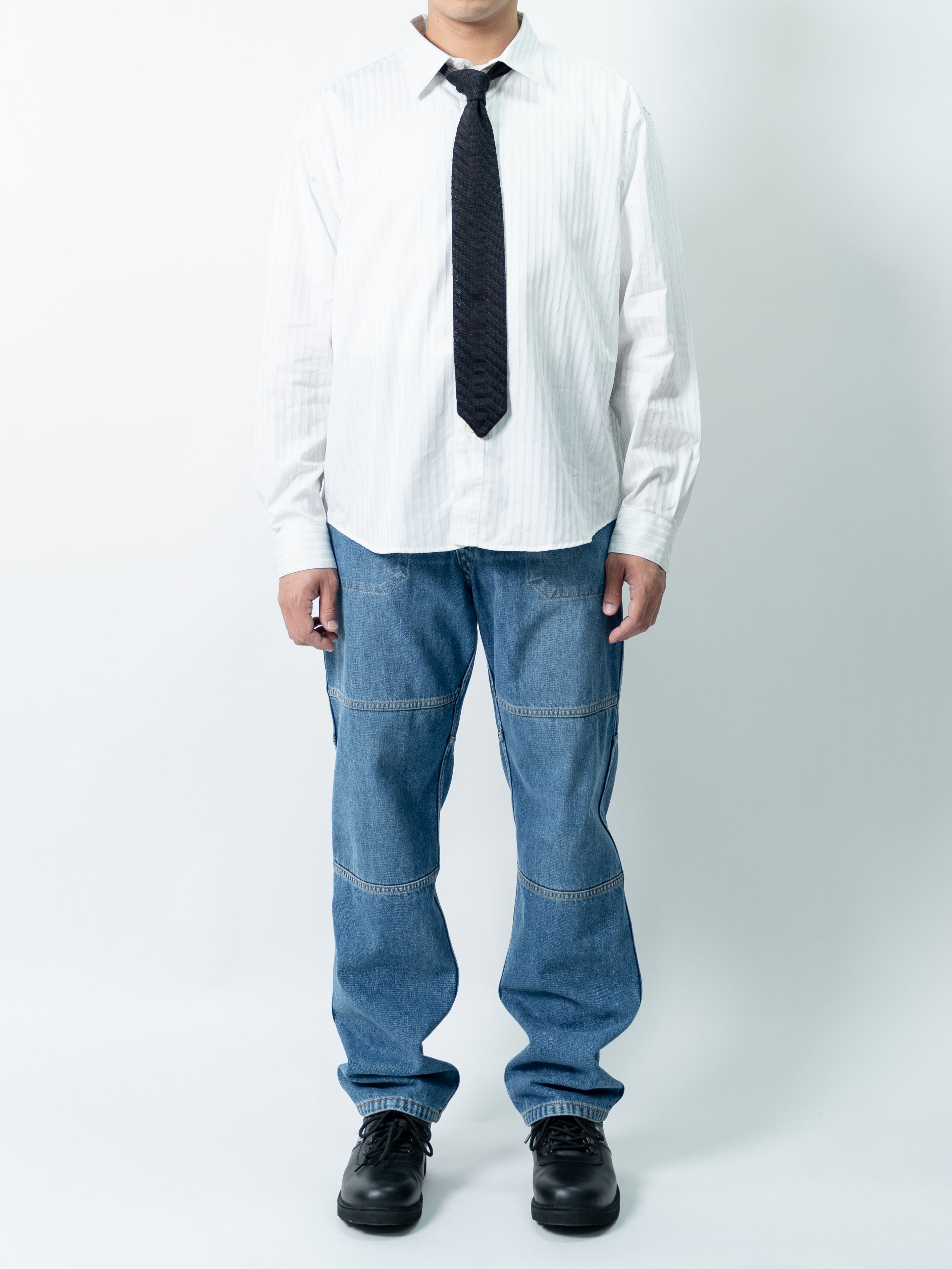 mfpen Common Shirt (Fancy White stripe)
