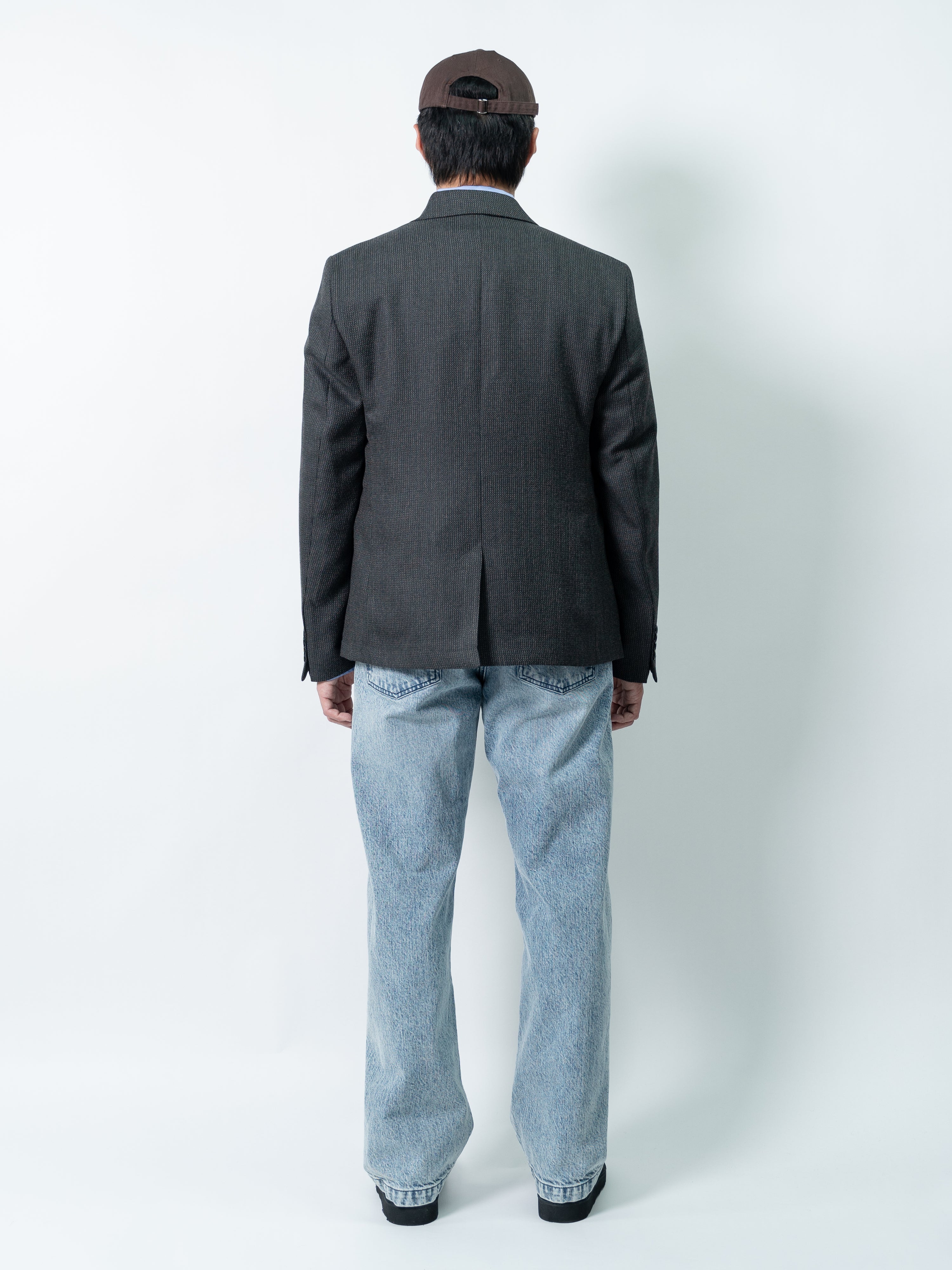 mfpen Single Breasted Blazer (Dark Grey Twist)