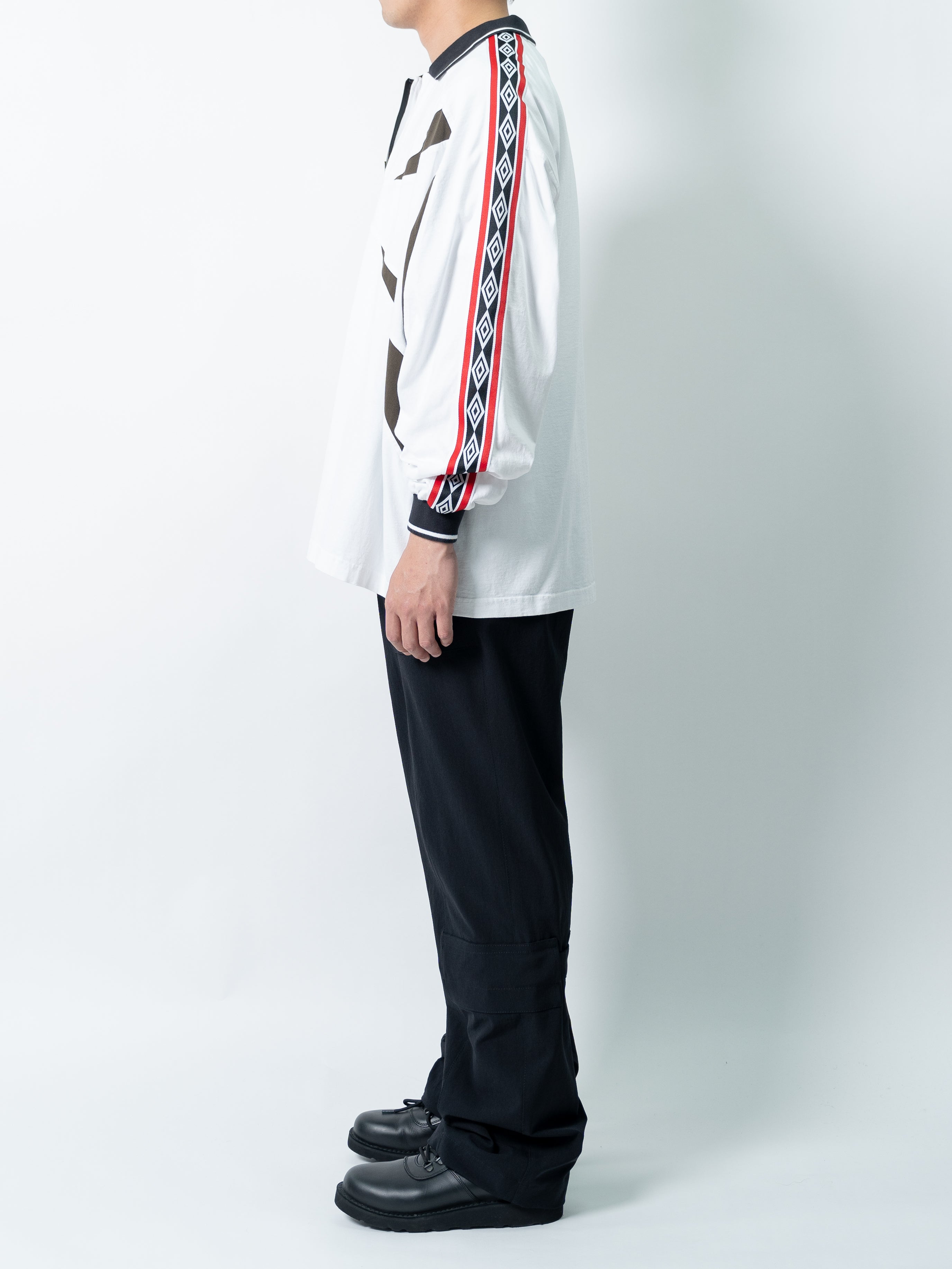 Umbro Taped Polo Washed Garment (White)