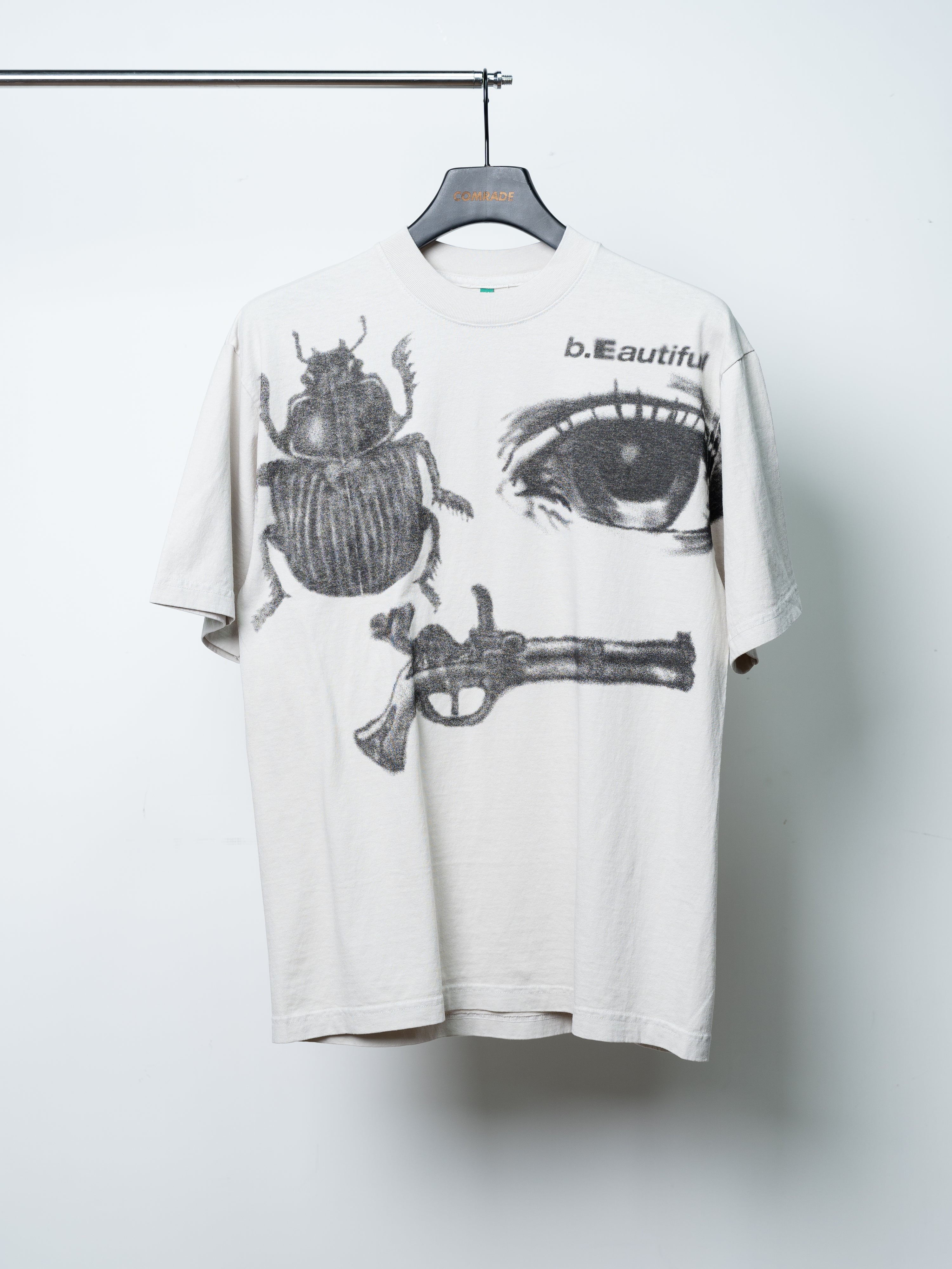 b.Eautiful x Shiga Eye T-Shirt (Cement)