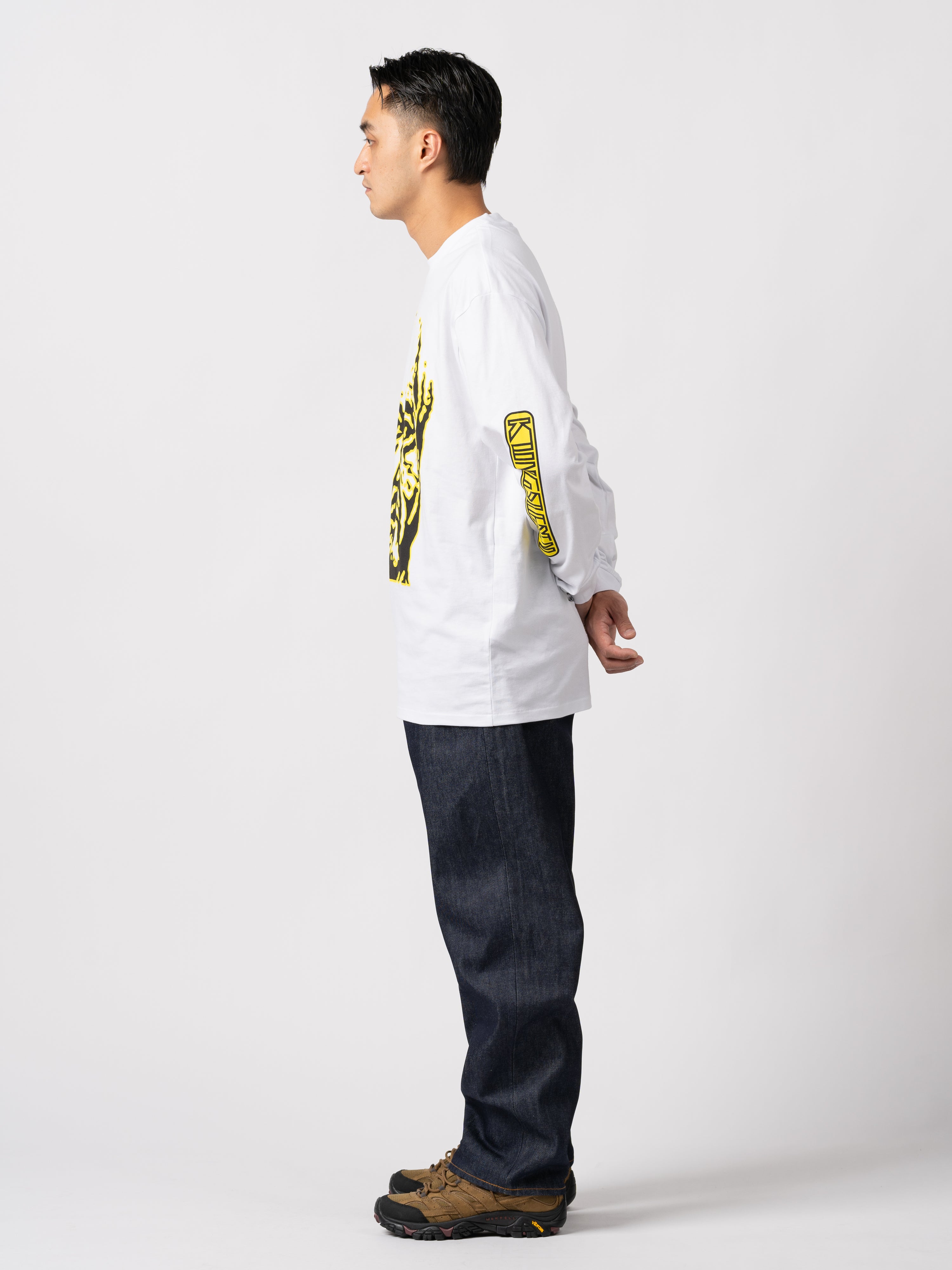 RAYON VERT Wanted LS Shirt (Ghost White)
