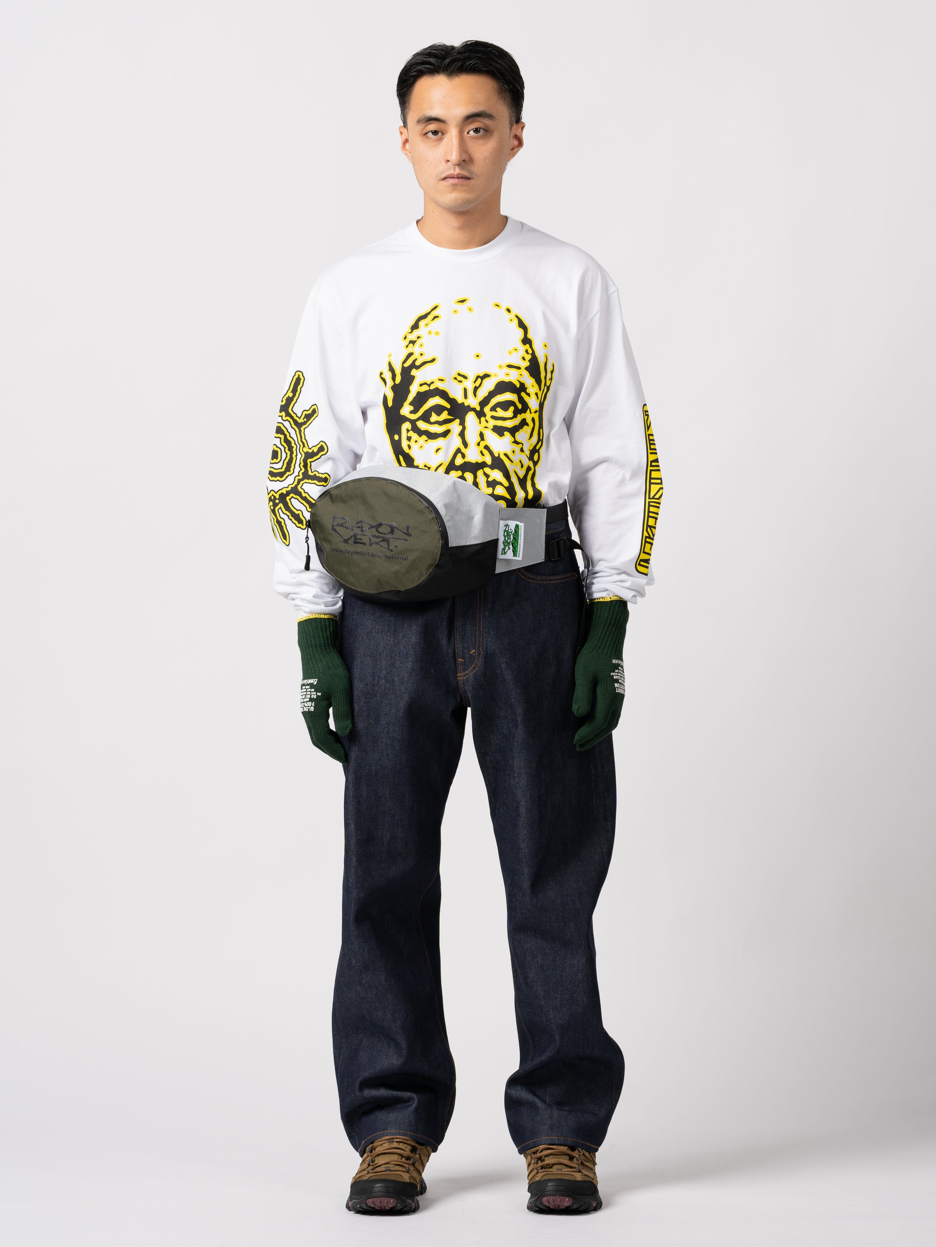 RAYON VERT Wanted LS Shirt (Ghost White)