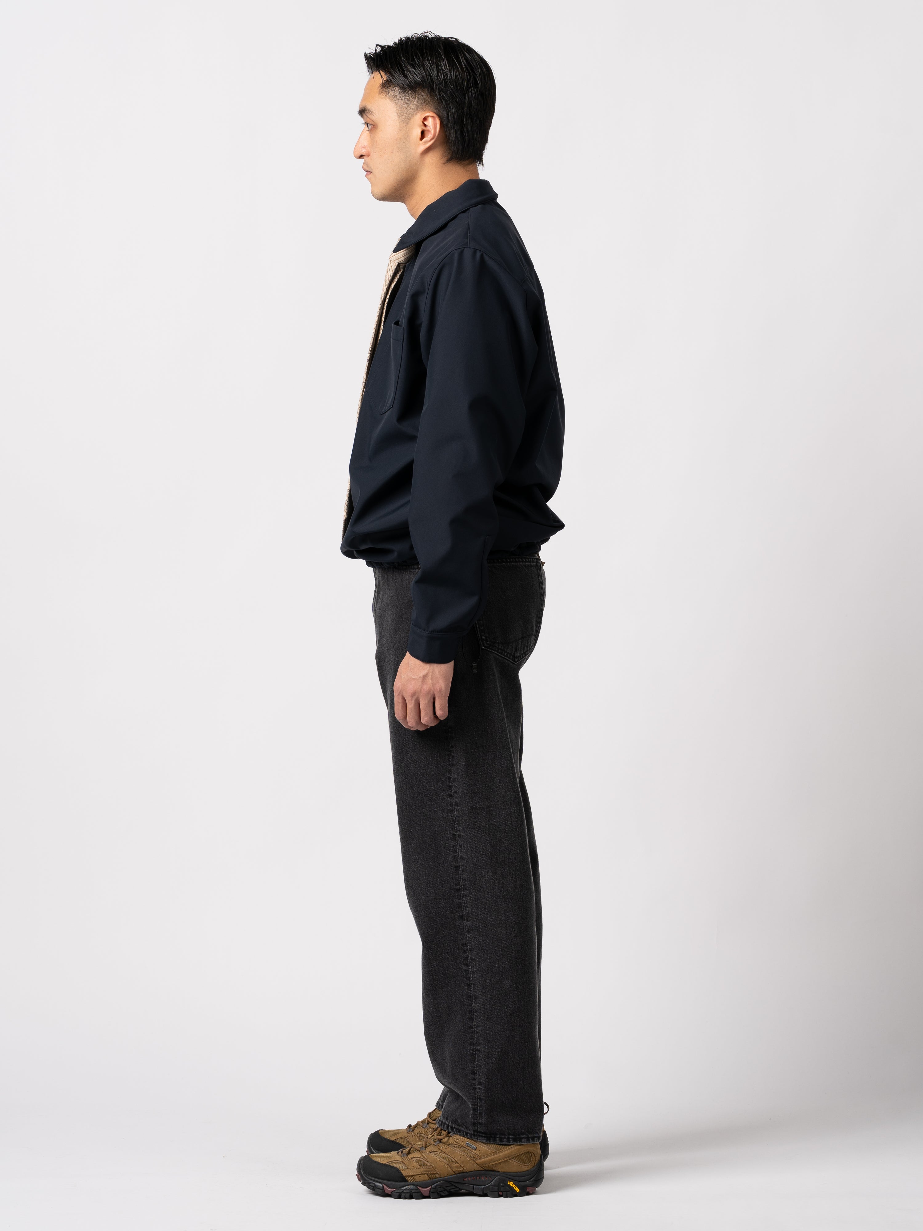 orSlow 101 Dad's Fit Denim Pants (Black Denim Stone)
