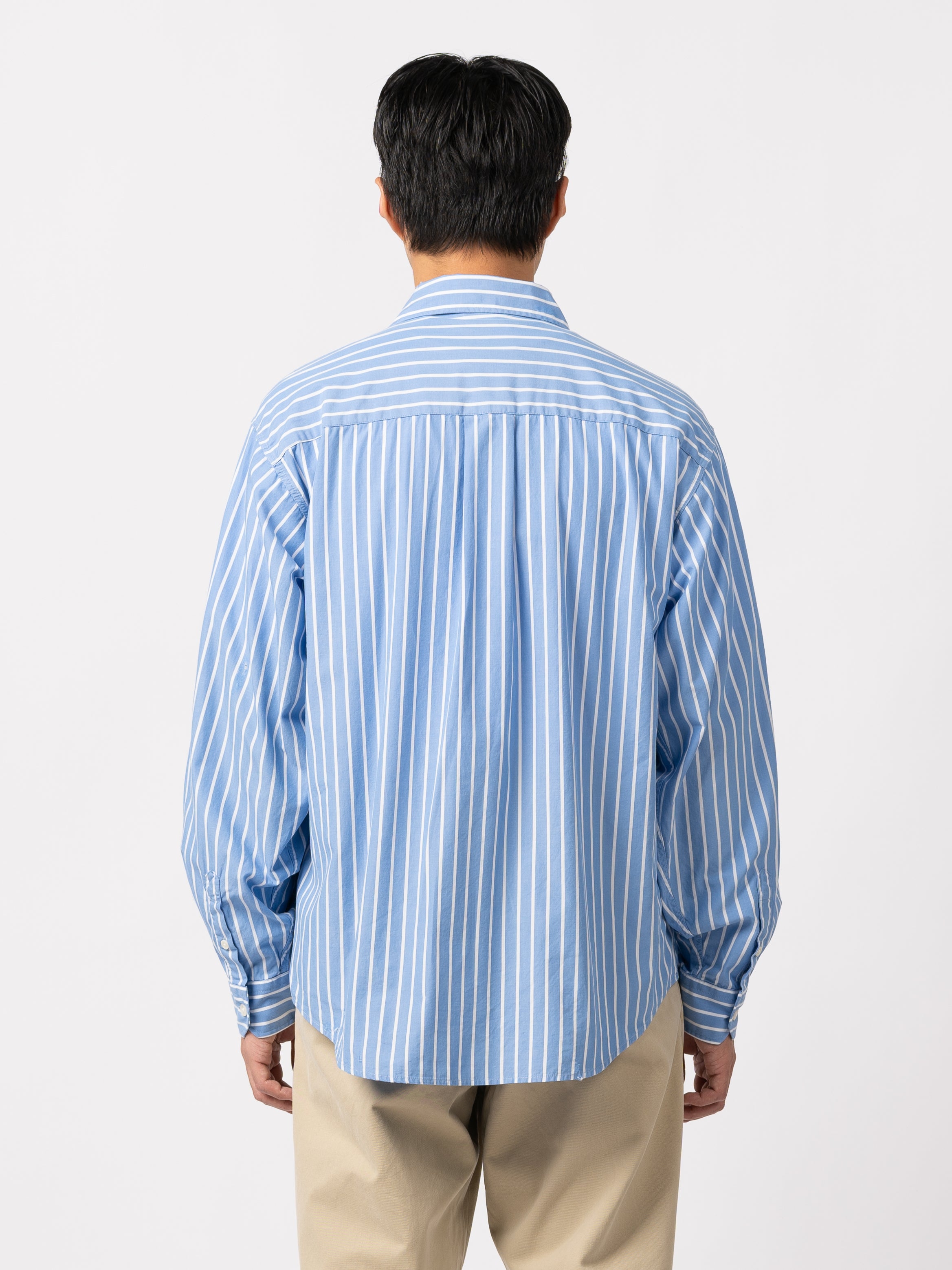 mfpen Destroyed Executive Shirt (Blue Stripe)