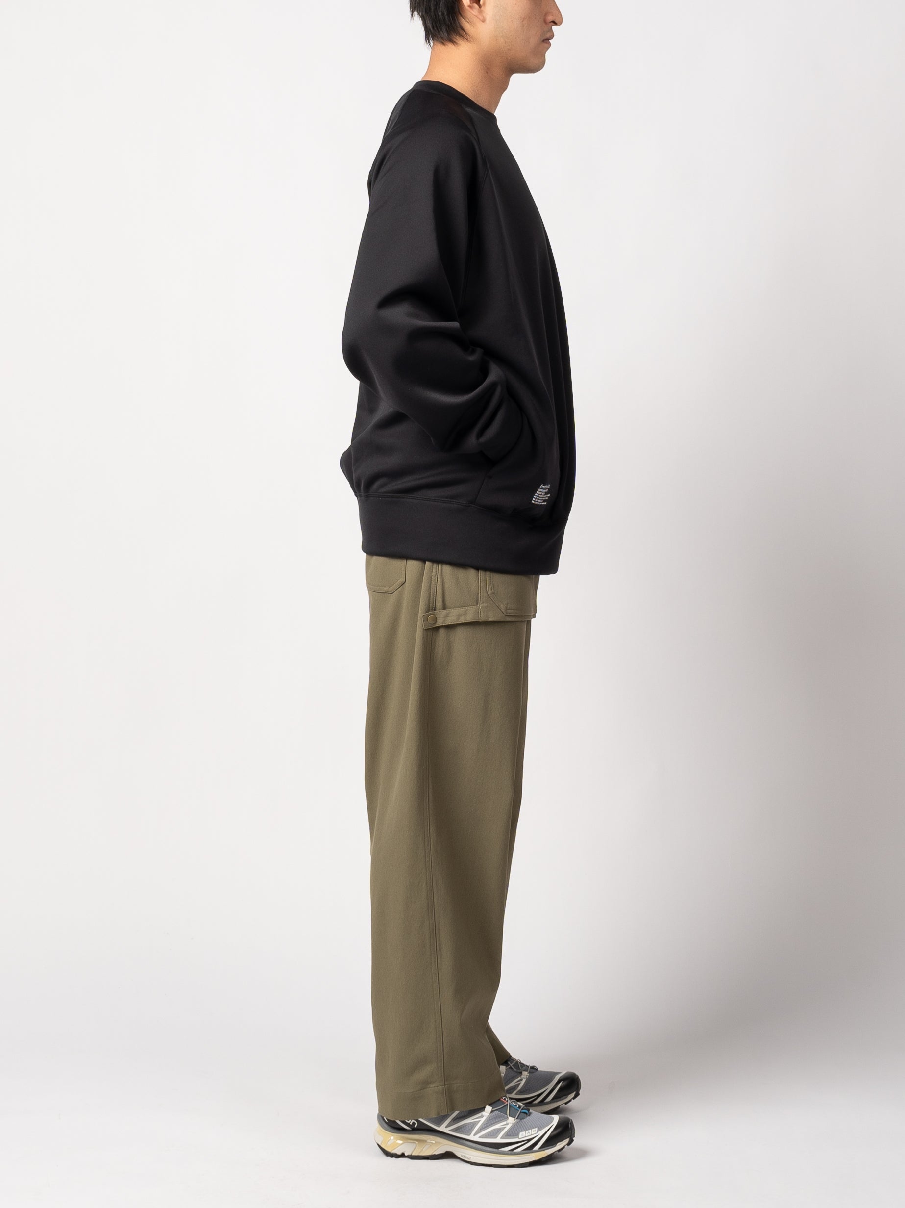 FreshService Sport Cordura Fleece Crew Neck (Black)