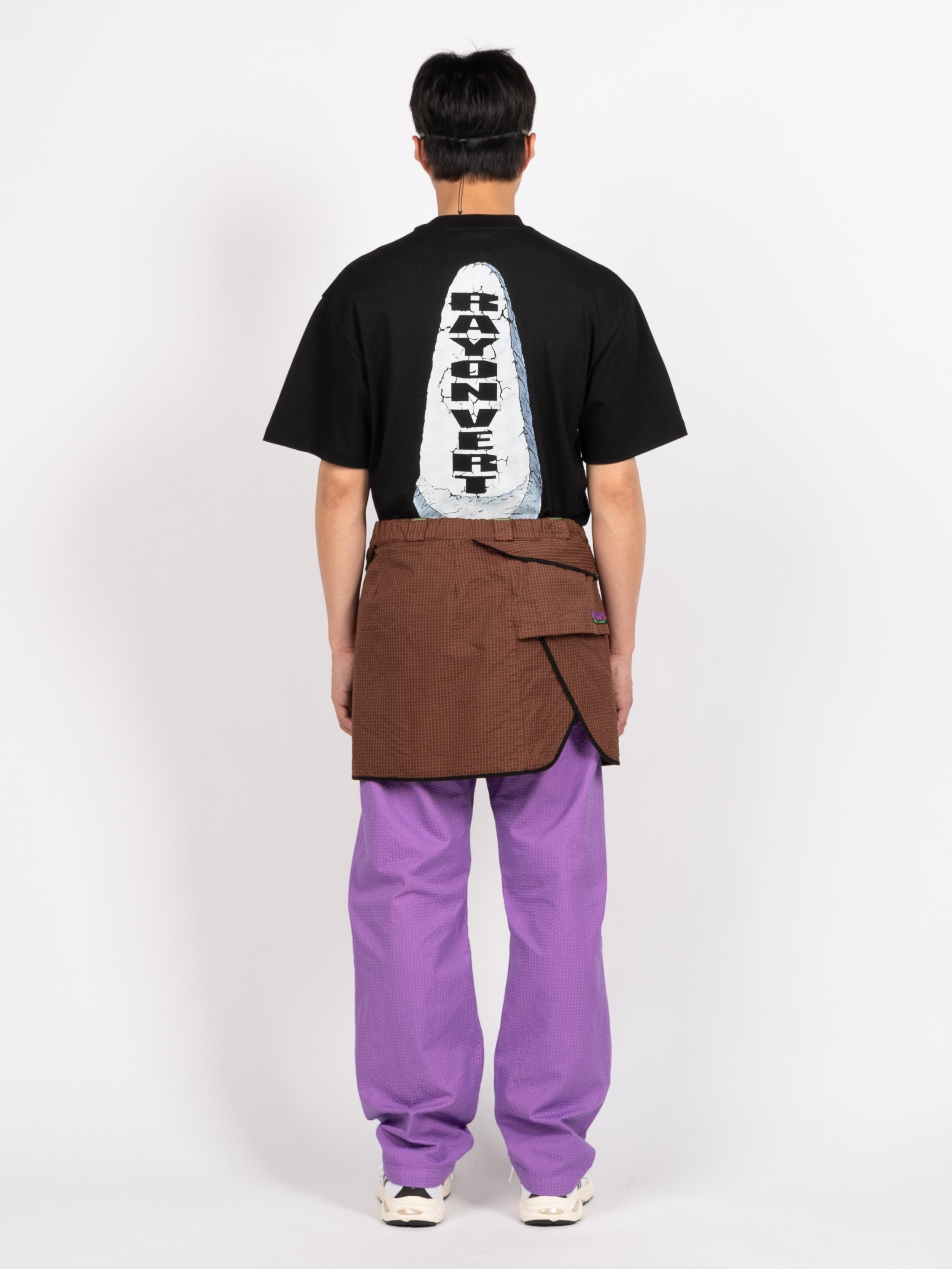RAYON VERT Track Skirt (Graveyard Brown)