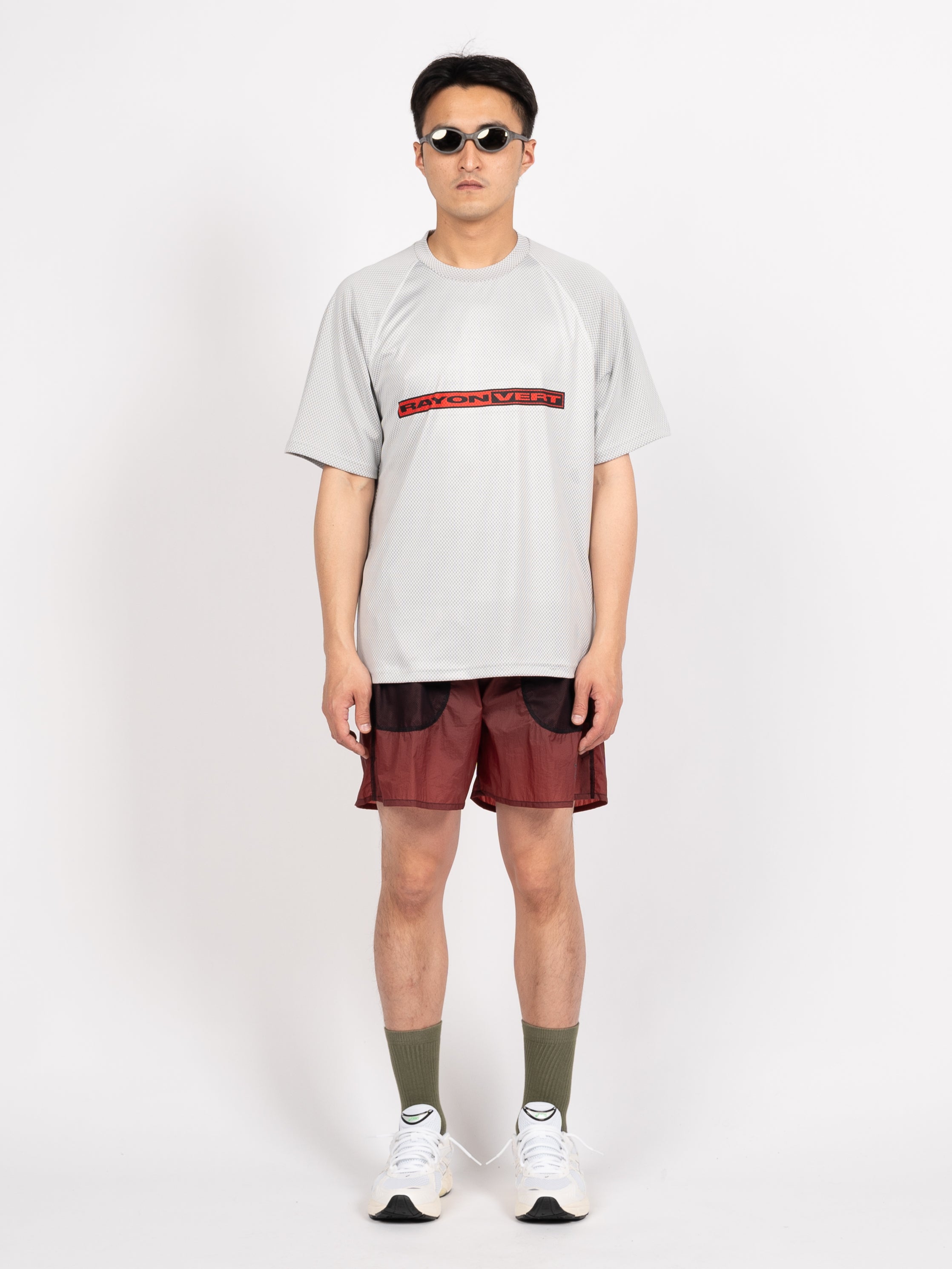 RAYON VERT Graphene T-Shirt (Grid Grey)