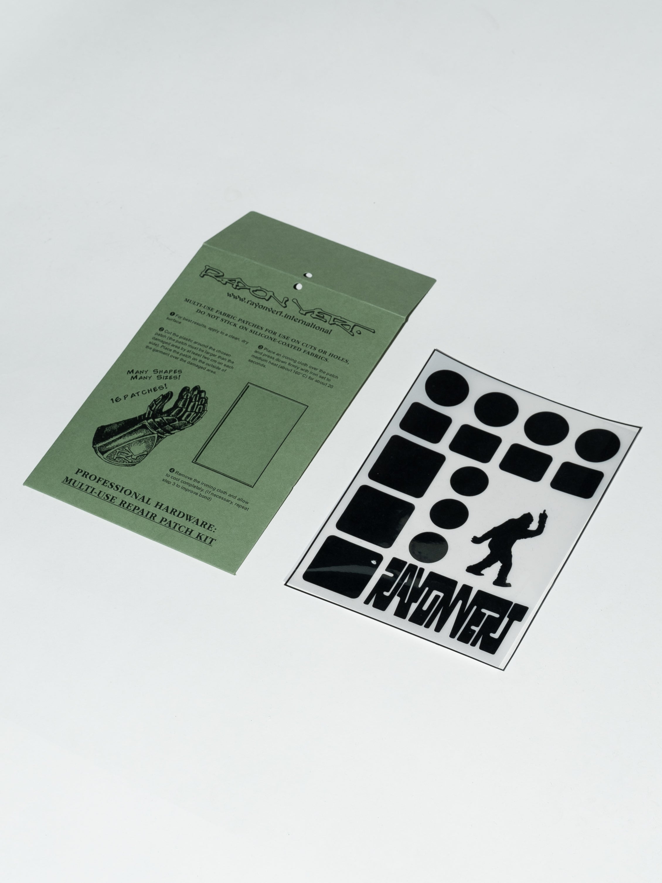 RAYON VERT Multi-use Repair Patch Kit (Golgotha Black)