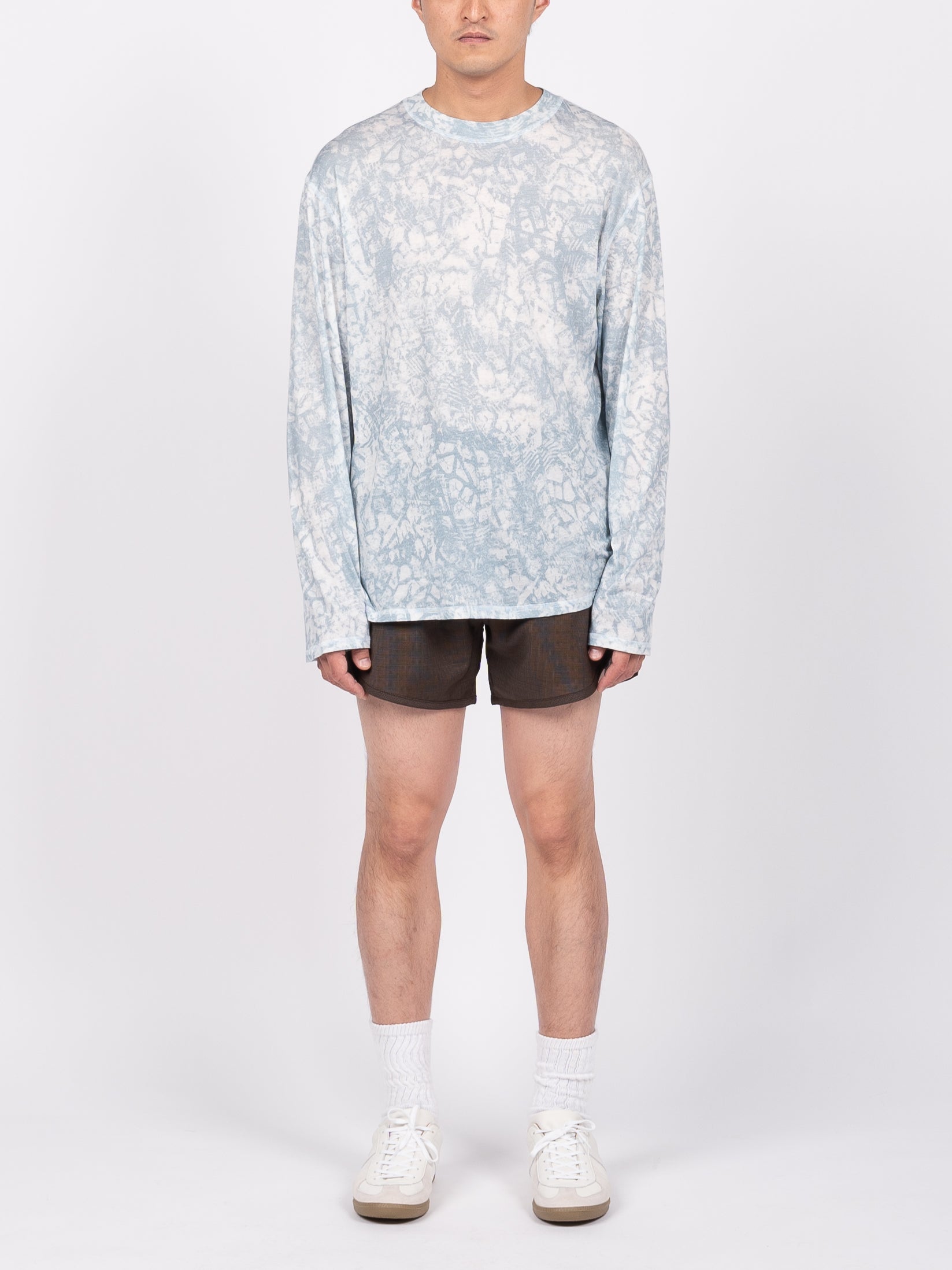 【AFFXWRKS】RECLAIM LONG SLEEVE T-SHIRT (TREAD BLUE) AFFXWRKS Reclaim L/S T-Shirt (Tread Blue) | COMRADEHK