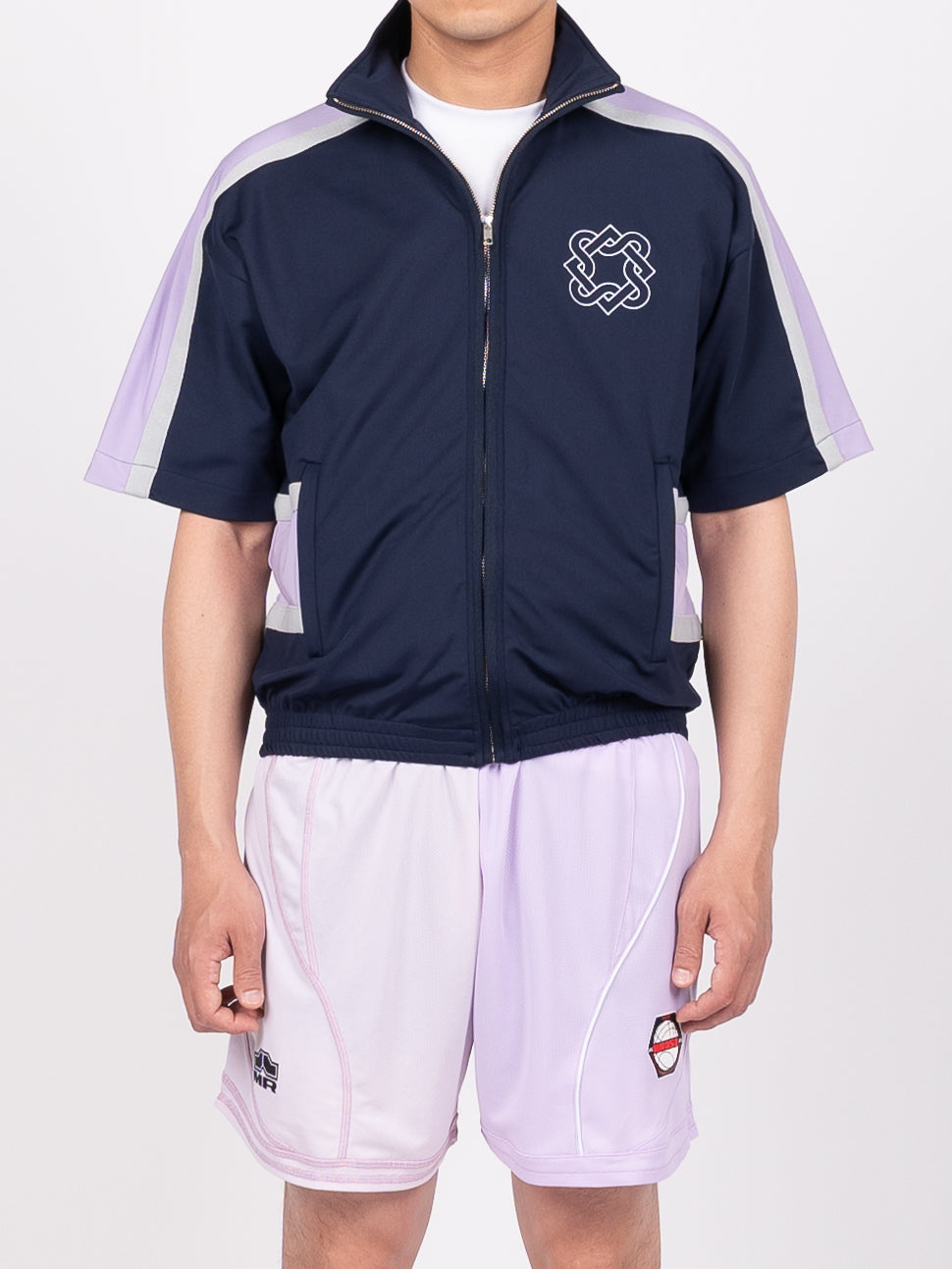 Lack of Guidance Fabio Track Top (Navy/ Purple)
