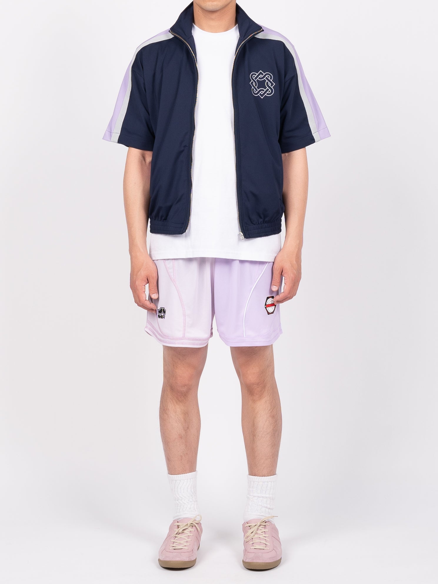 Lack of Guidance Fabio Track Top (Navy/ Purple)