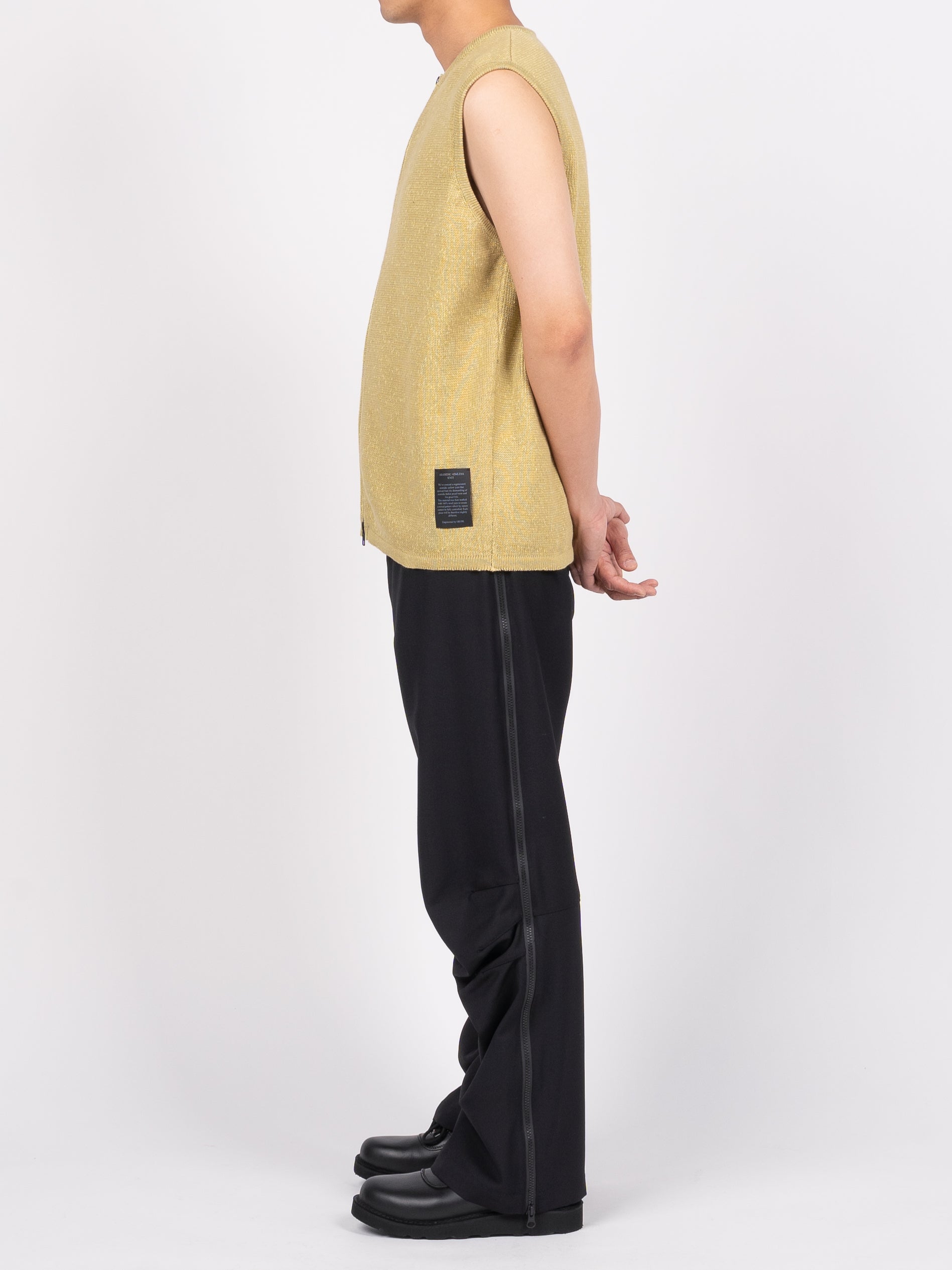 GR10K Aimless Compact Knit Vest (Herren Yellow)