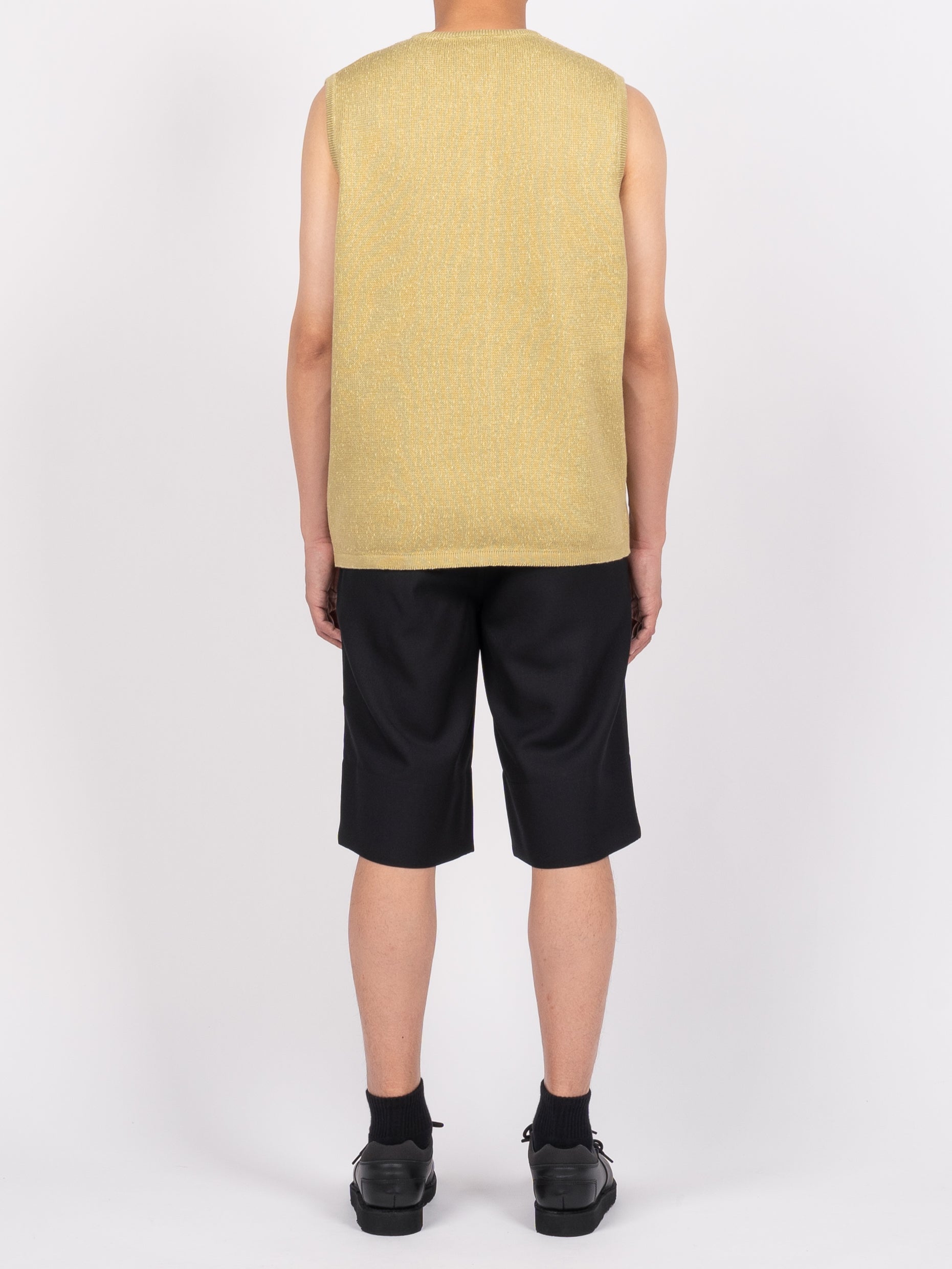 GR10K Aimless Compact Knit Vest (Herren Yellow)