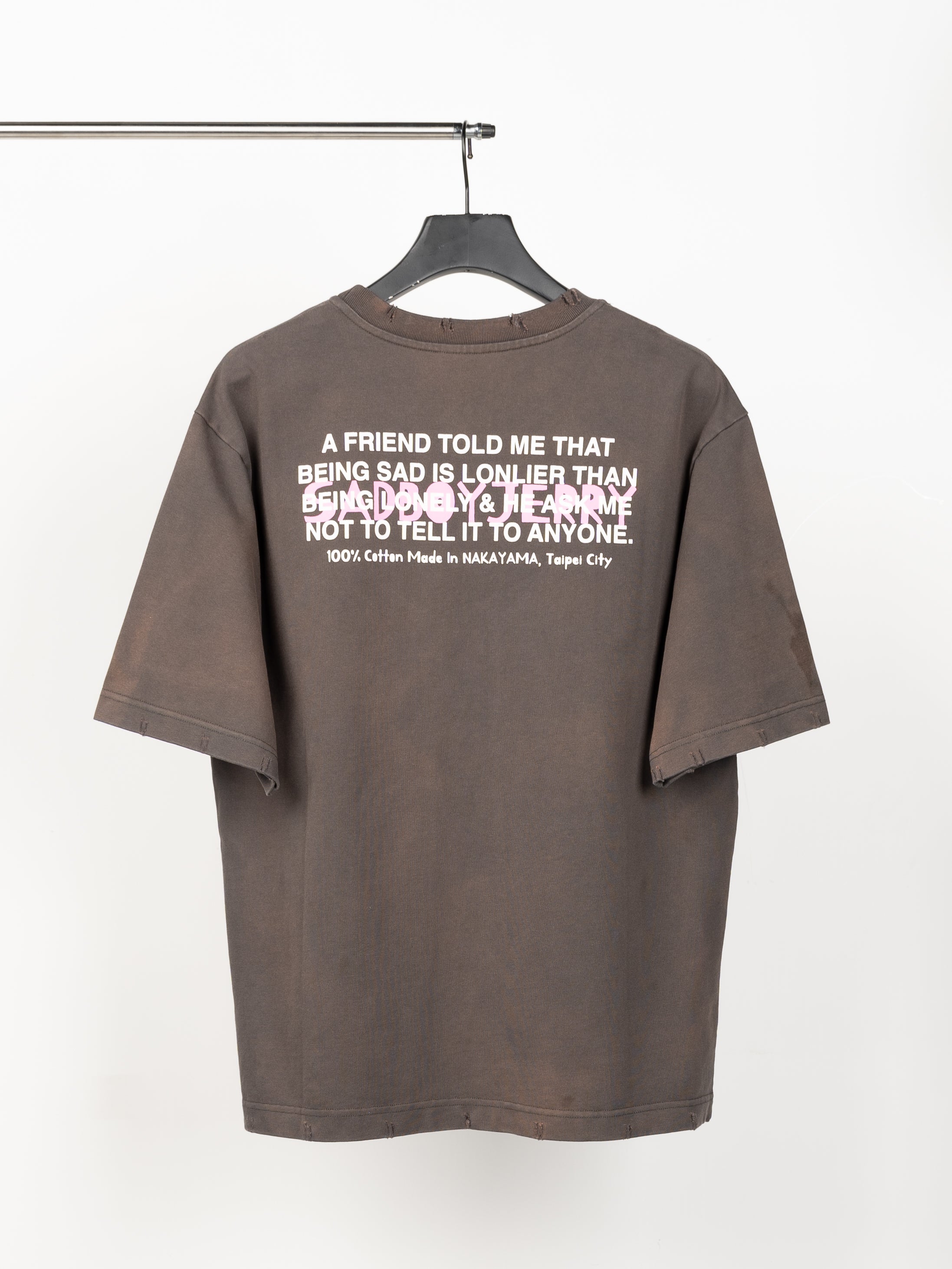 Plateau Studio Printed Vintage Tee (Washed Black)