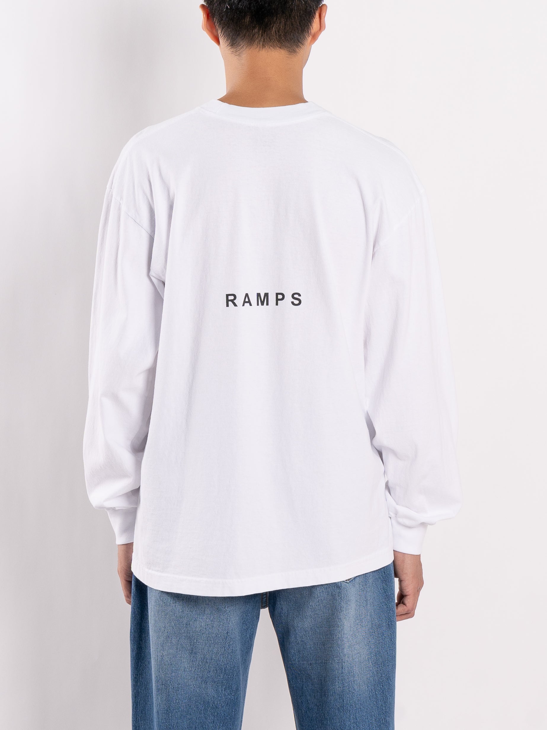 RAMPS Stack L/S Tee (White)