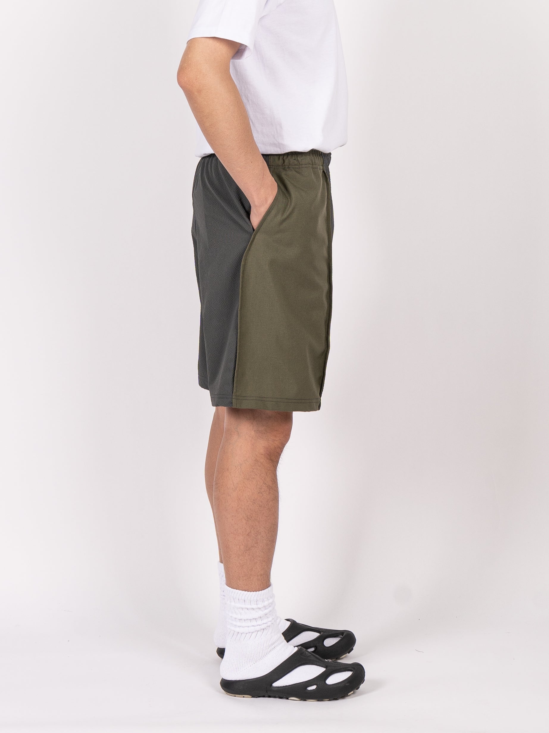 AFFXWRKS Balance Short (Grey Seersucker)