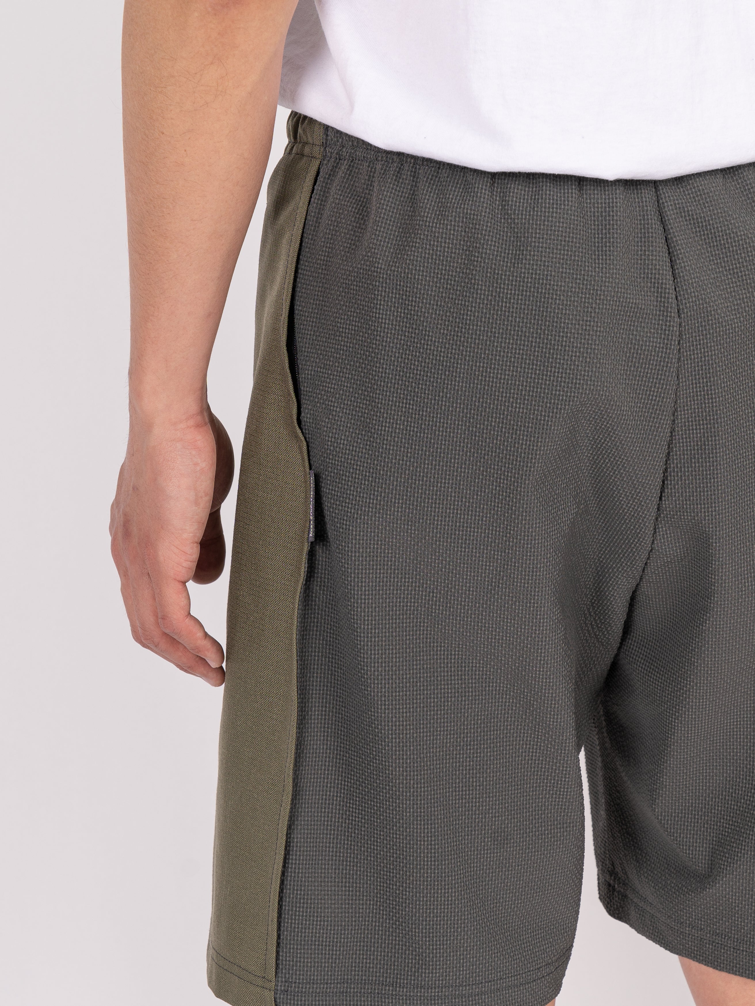 AFFXWRKS Balance Short (Grey Seersucker)