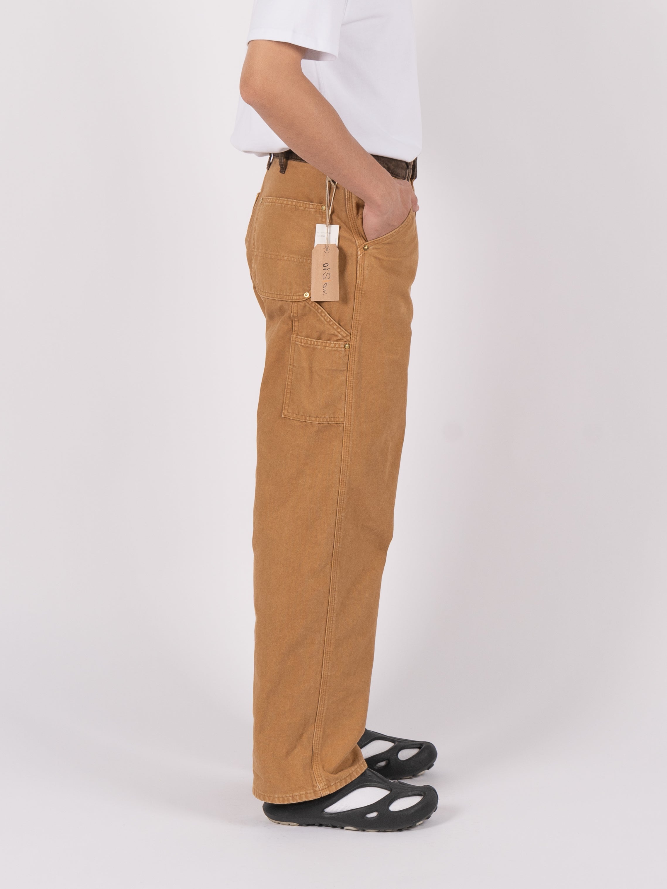 orSlow Two Tone Oxford Painter Pants (Brown)