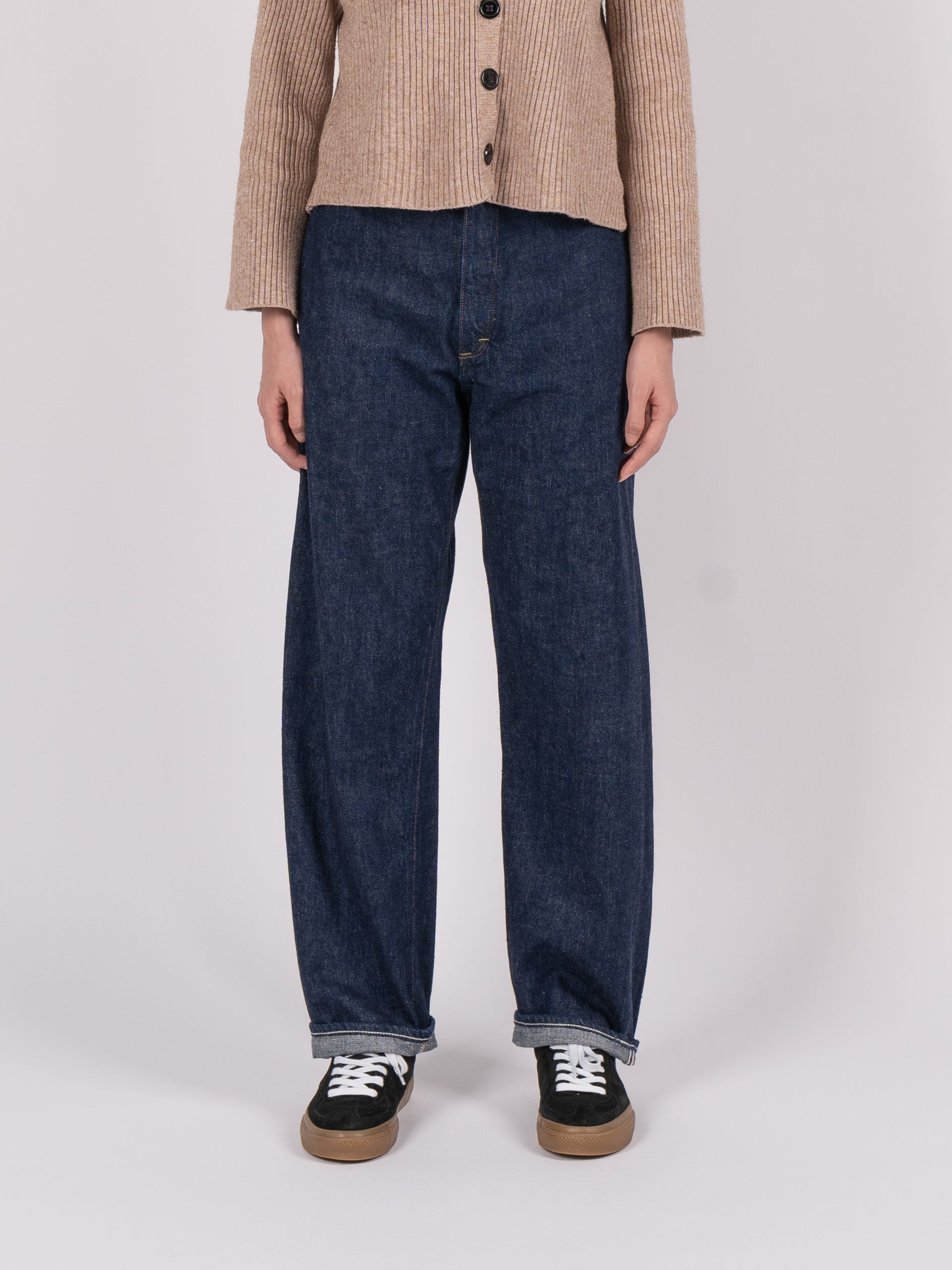 orSlow High Waist Original Selvedge Denim Pants (One Wash)