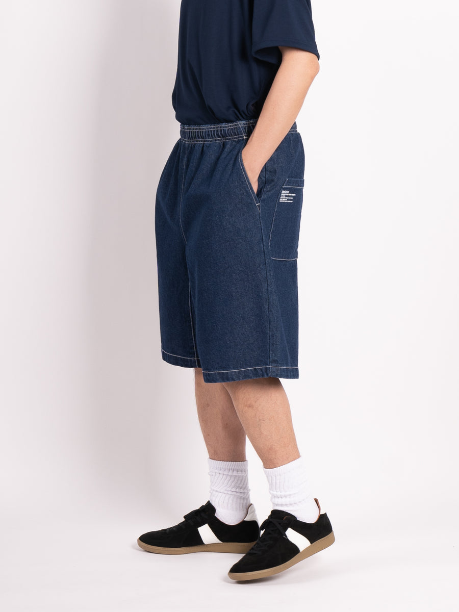 FreshService Corporate Easy Denim Shorts (Dark Blue) | COMRADEHK