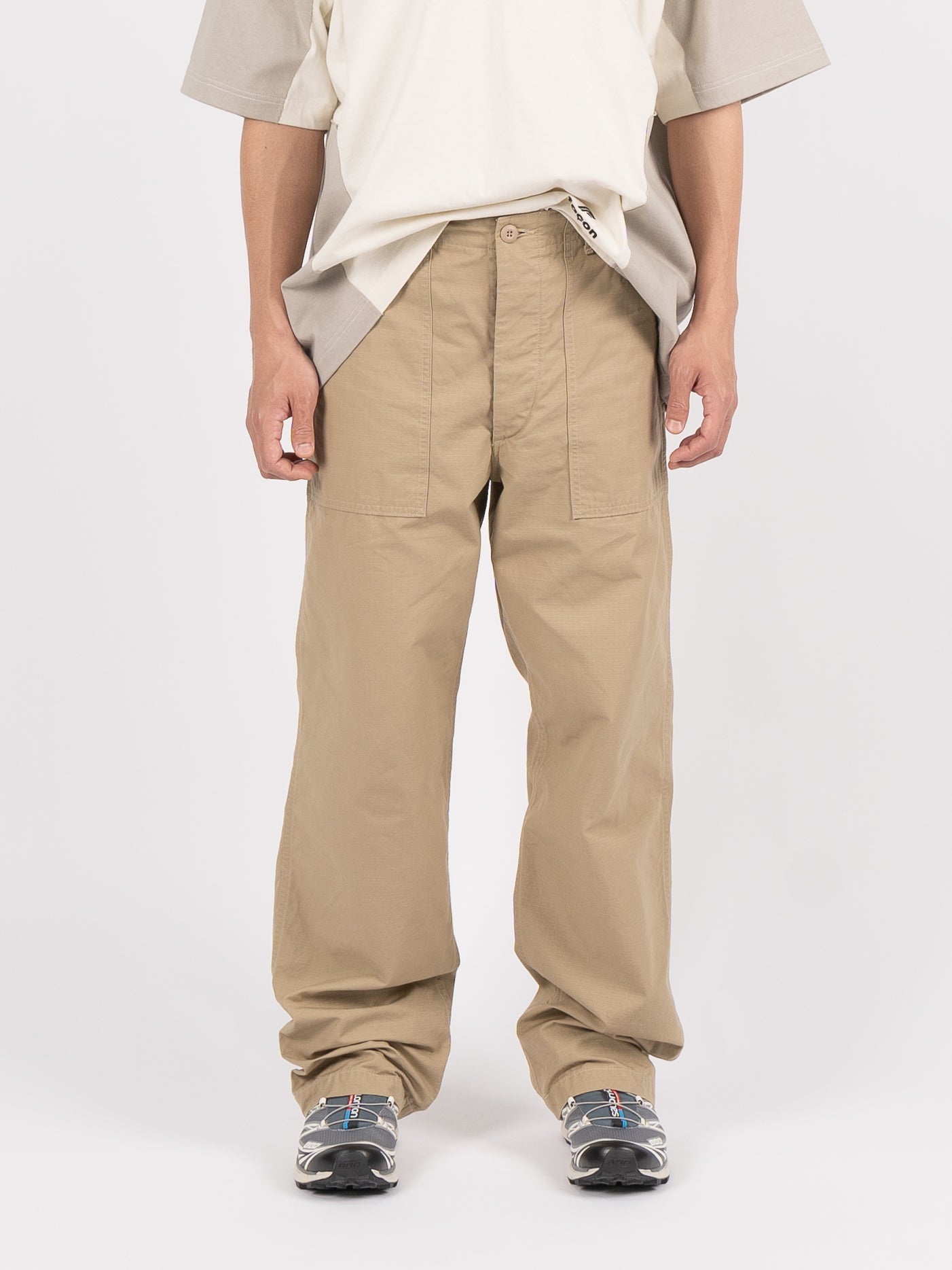 orslow US ARMY FATIGUE PANTS ベージュ S orSlow - Regular Fit Fatigue Pants - Sand Beige – Withered Fig