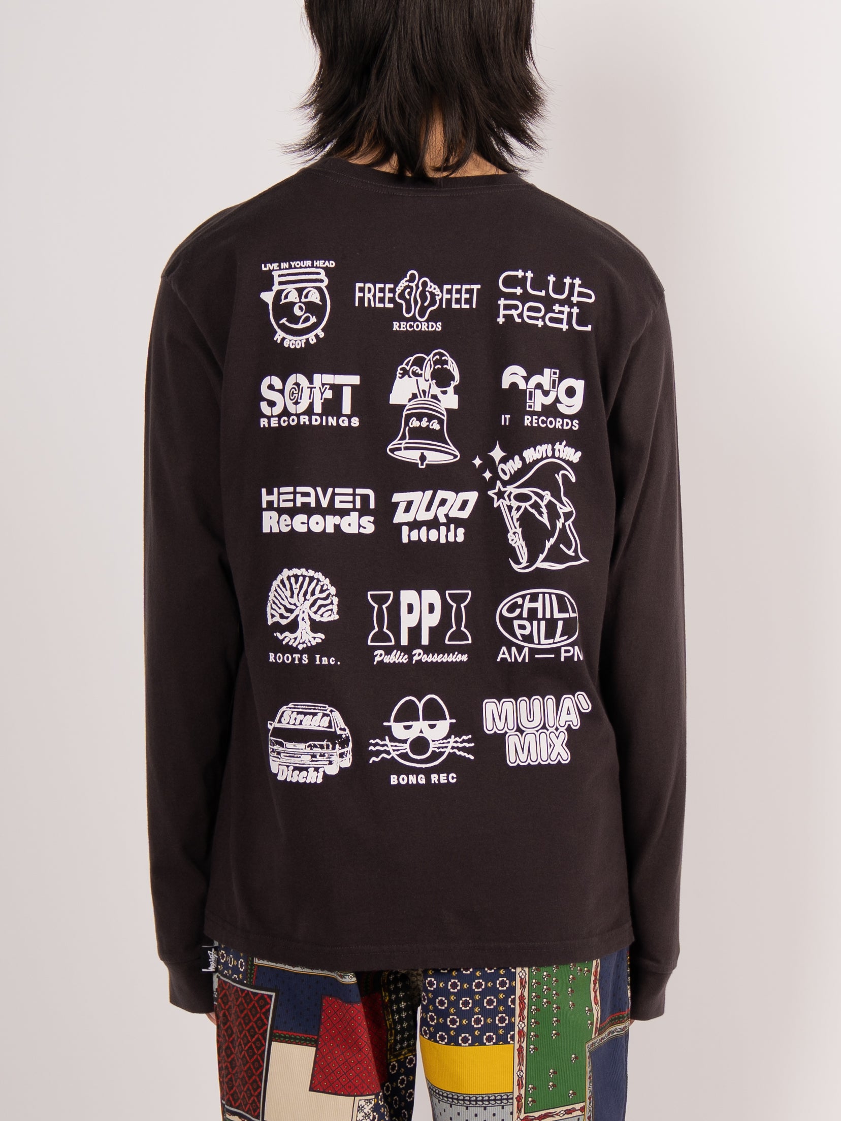 Public Possession "Multi Logo" L/S (Black)