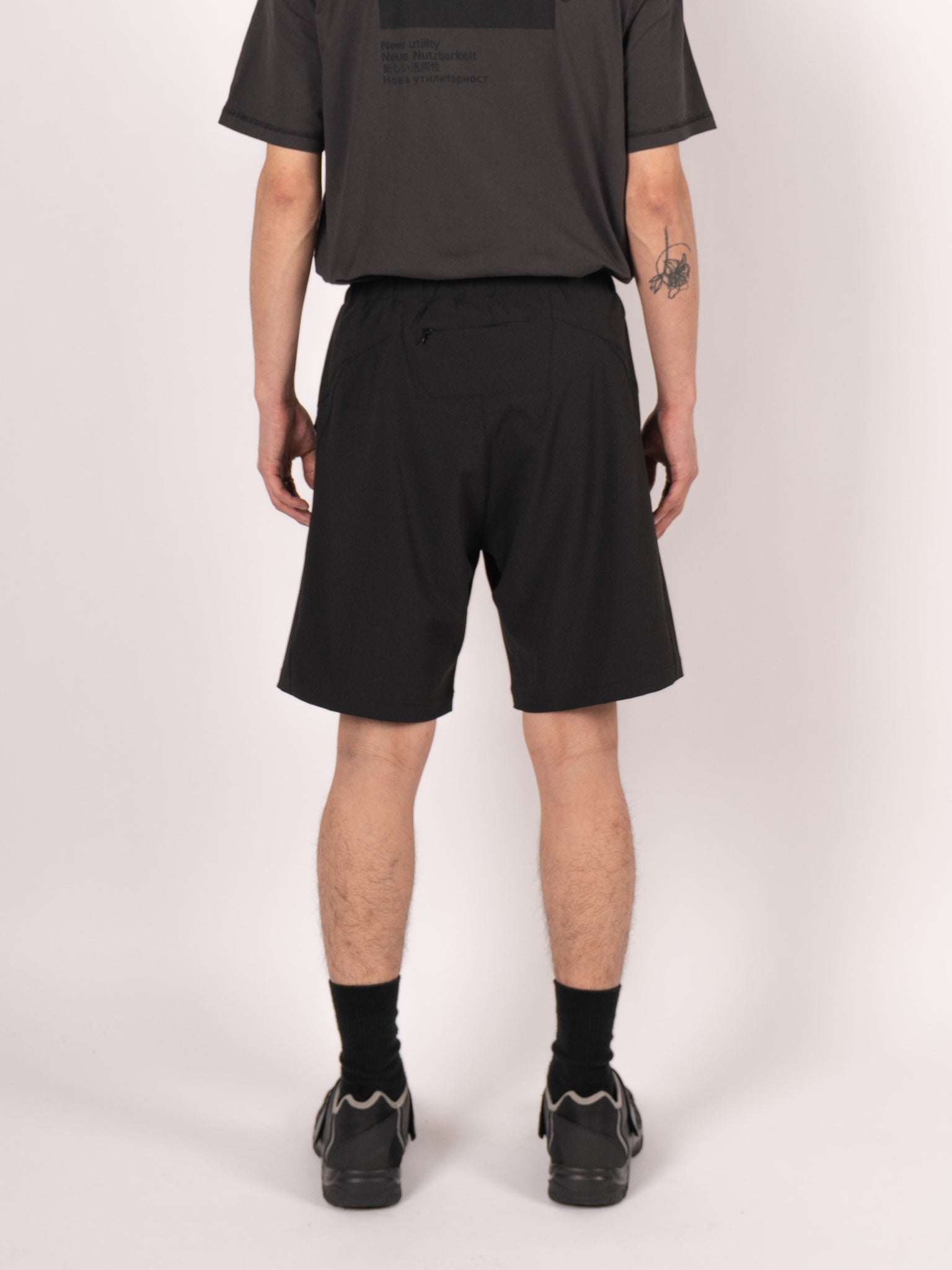 AFFXWRKS Flex Short (Black/ Black Grid)