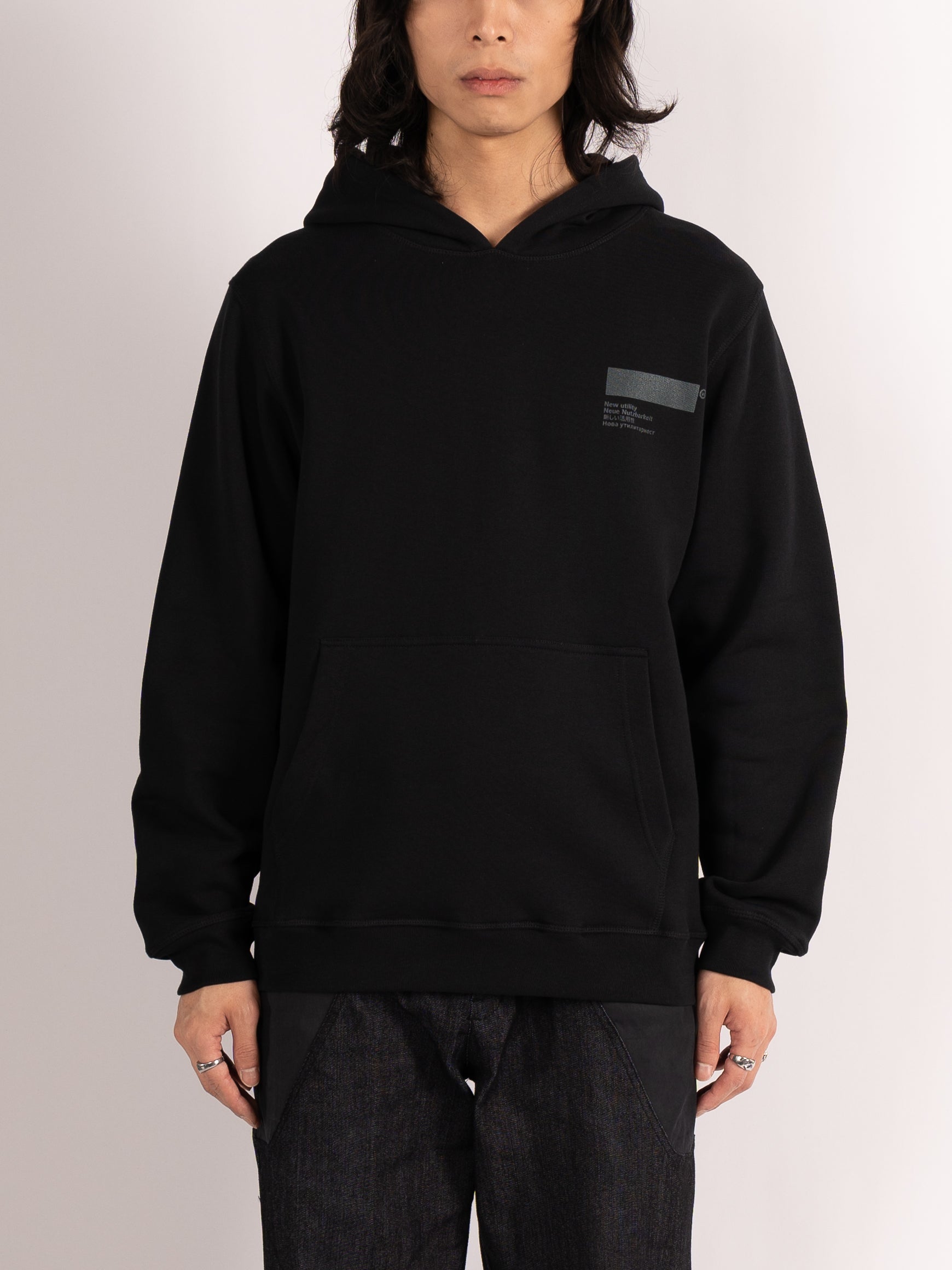 【AFFXWRKS】STANDARDISED HOODIE BLACK/GREEN Standardised-Hoodie-Org--
