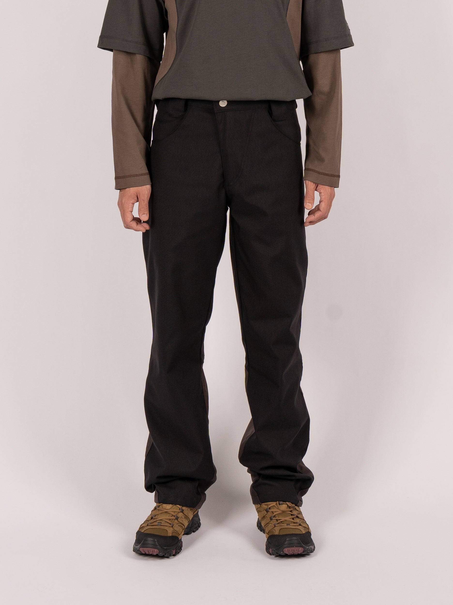 AFFXWRKS Panel Pant (Black/ Carmine Brown)