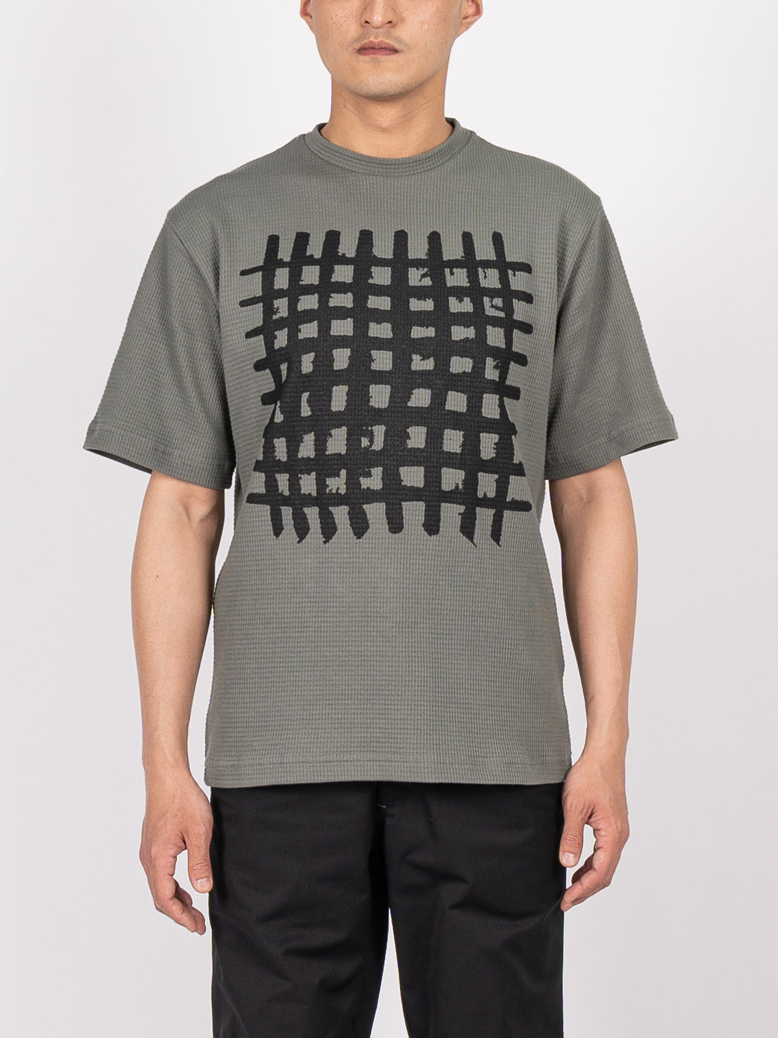 GR10K Erik Cruel Mesh S/S T-Shirt (Convoy Grey)