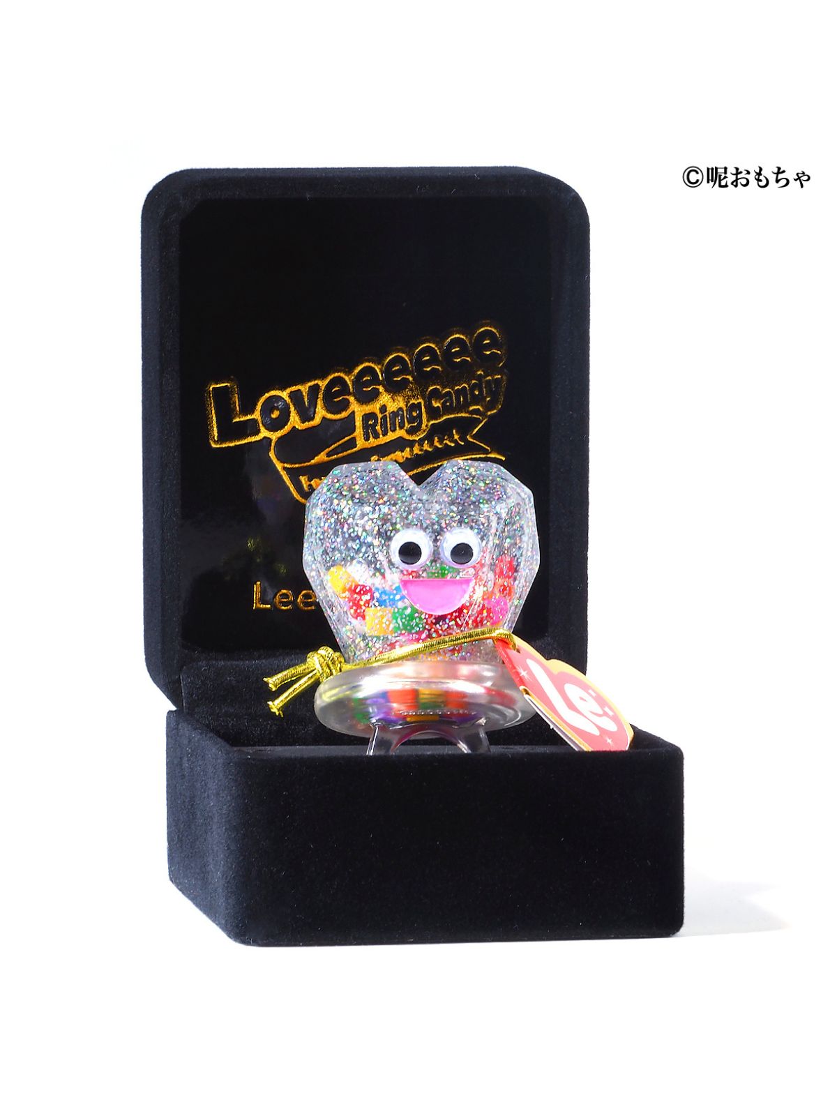 Loveeeeee Candy Rings 2025 - Forever Love - Clear Glitter