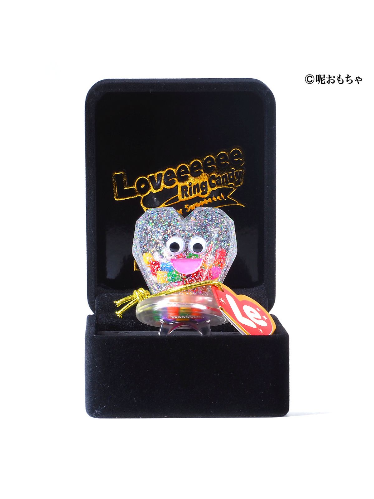 Loveeeeee Candy Rings 2025 - Forever Love - Clear Glitter