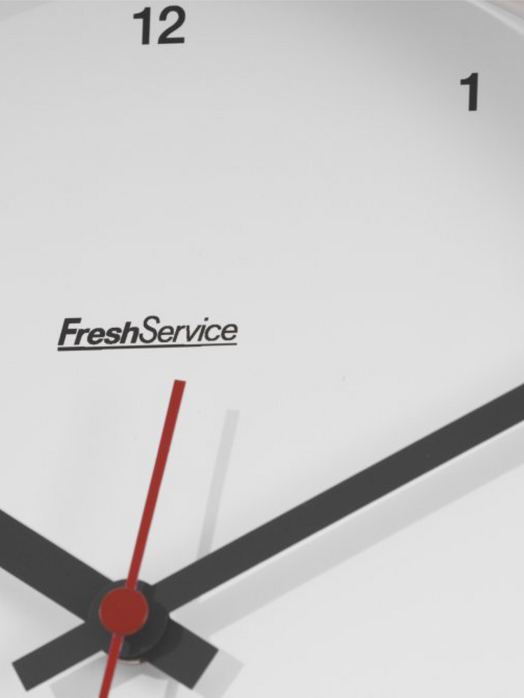 FreshService Wall Clock (White)