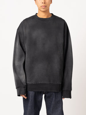 
                
                    Load image into Gallery viewer, CODA Washed Distressed Aging Sweatshirt (Black)
                
            