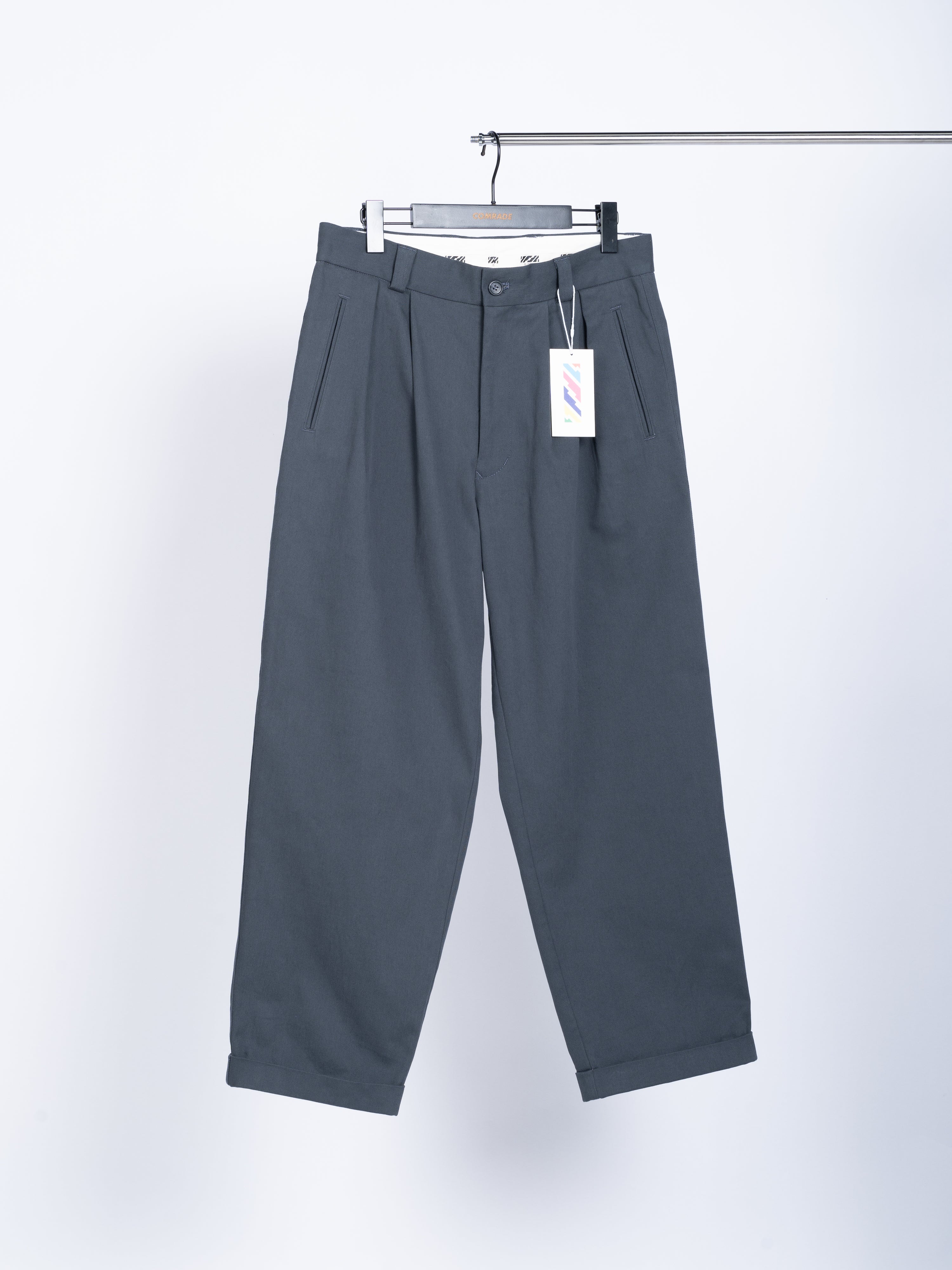 is-ness Kersey Straight Pants (Charcoal)