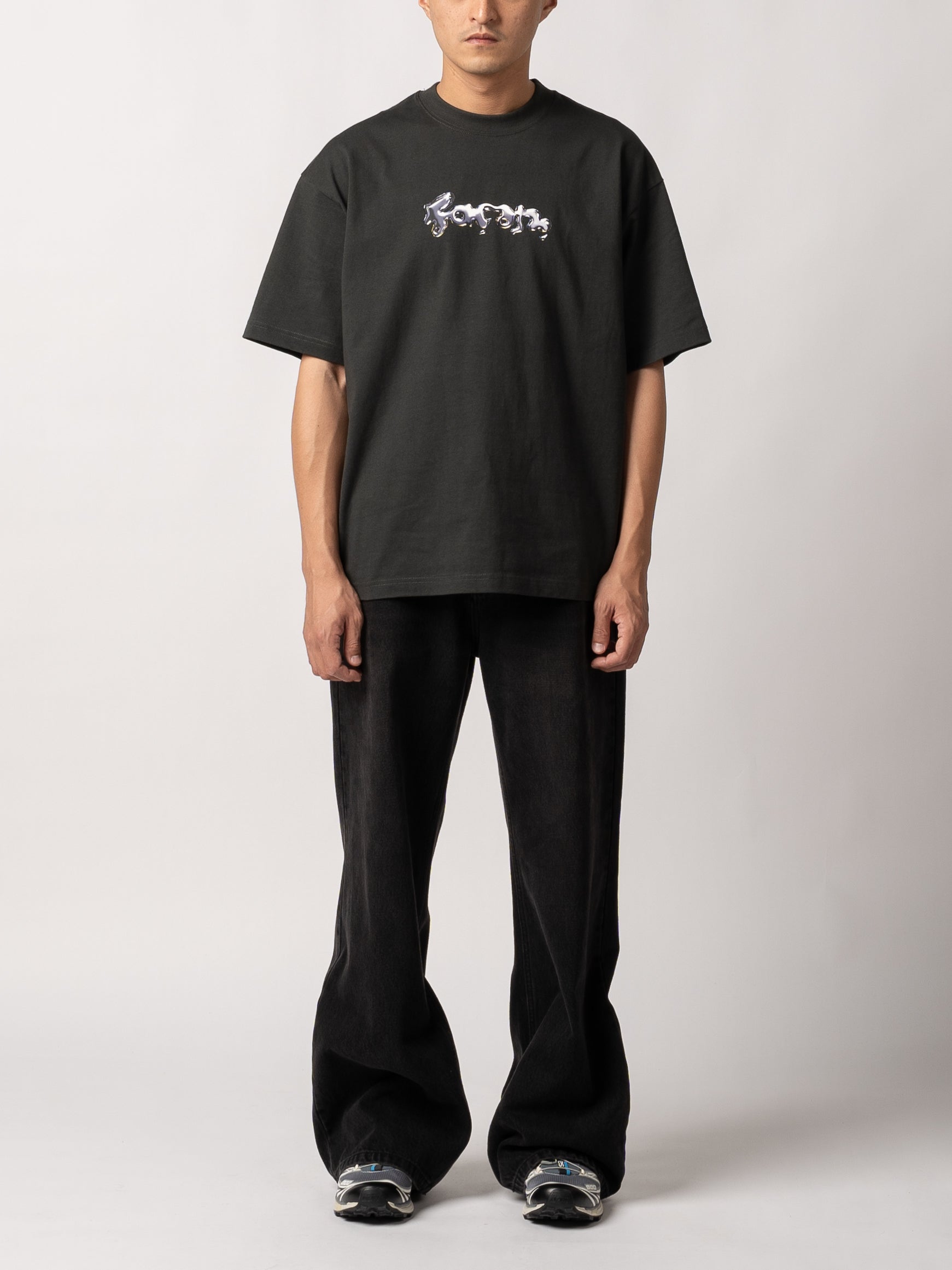 FAÇON Mercury Logo Tee (Charcoal)