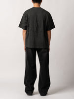 FAÇON Raw Edge Logo Tee (Charcoal)