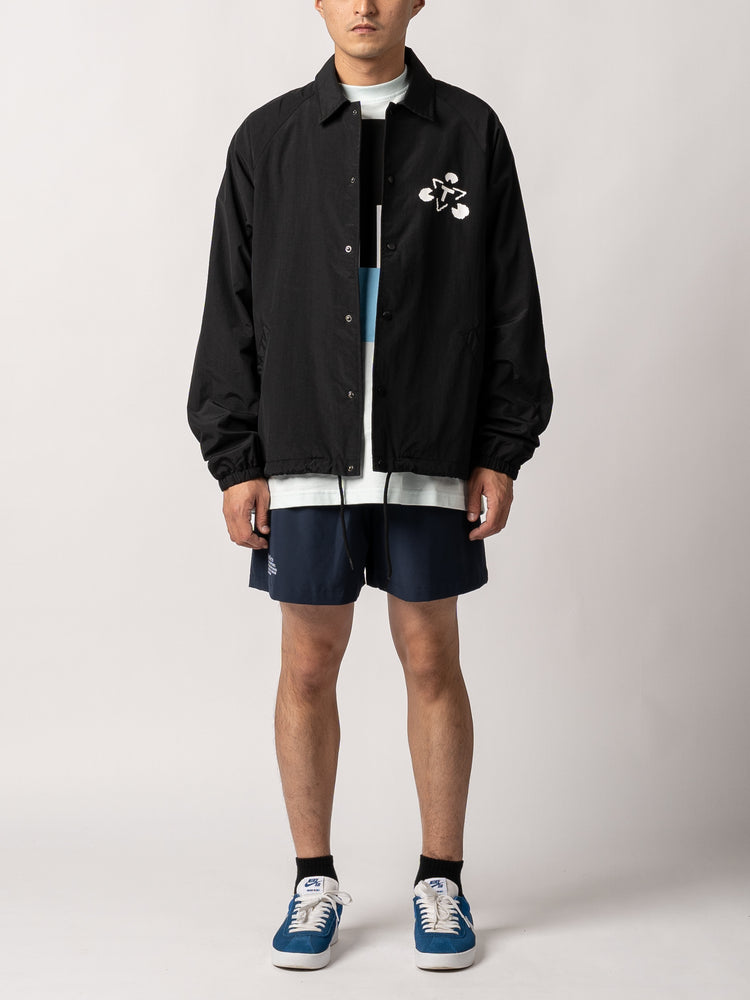 The Trilogy Tapes Three People Coach Jacket (Black)